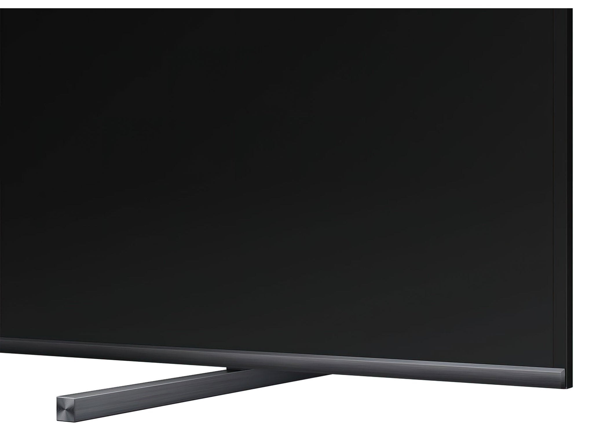 Hisense 100E7NQ PRO podstawa telewizora nowoczesny design