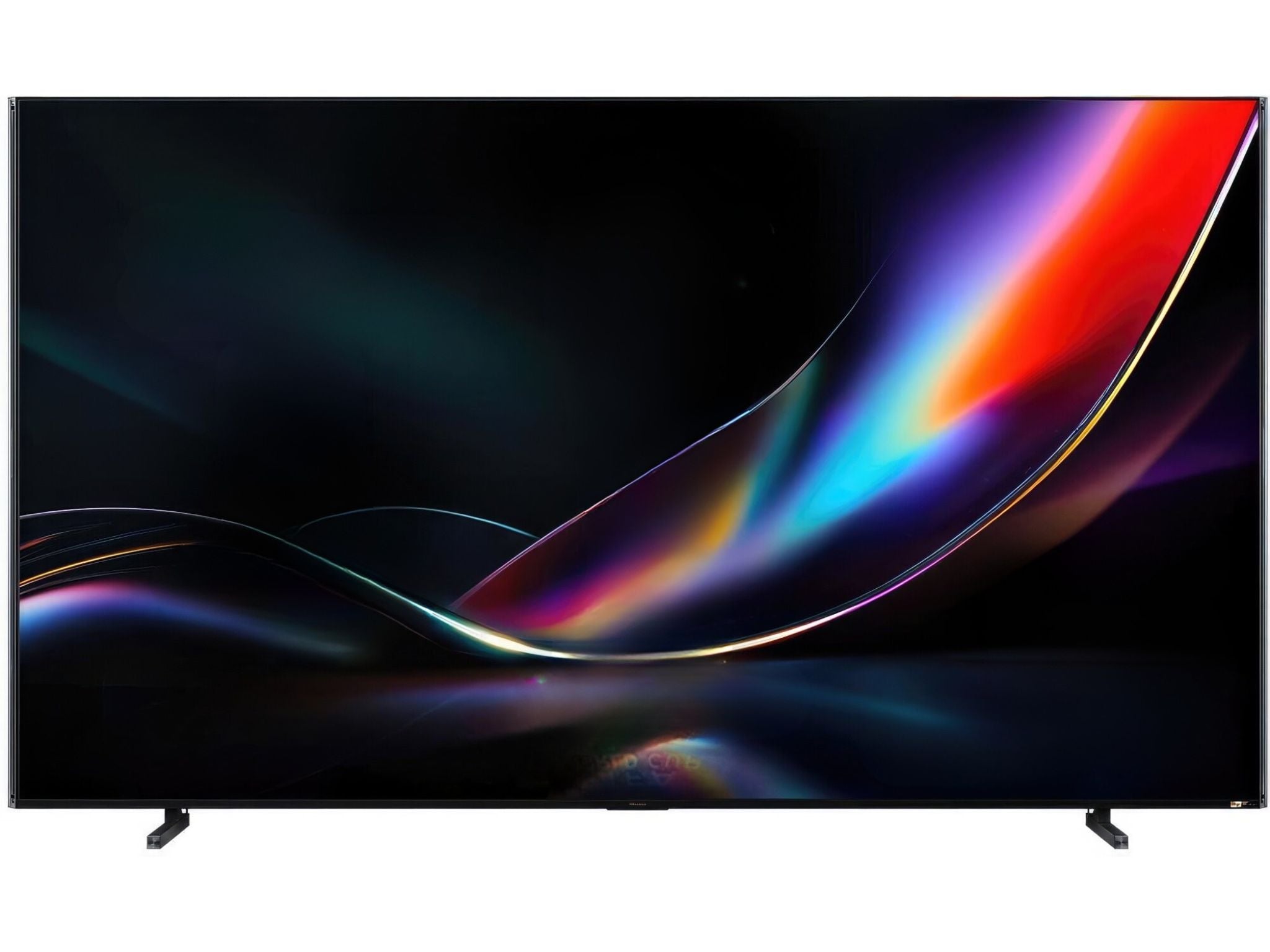 Hisense 100UXQ 100 cali RGB Mini LED 4K Smart TV widok z przodu cienka ramka