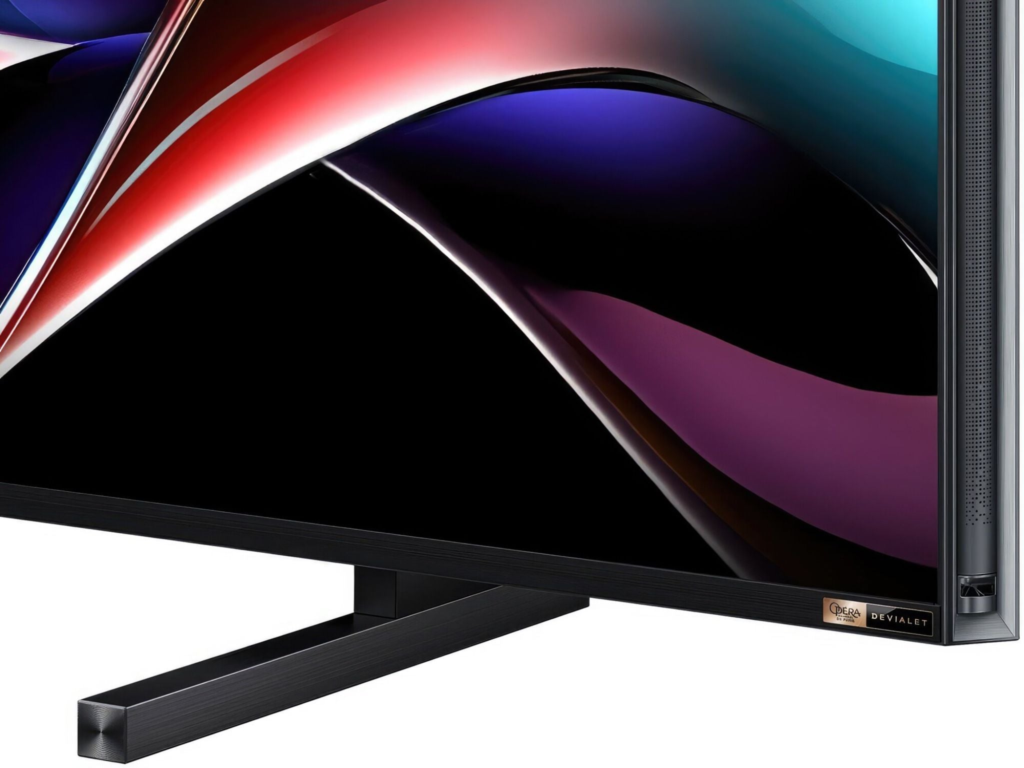 Hisense 116UXQ podstawa telewizora 116 cali stand stabilna konstrukcja