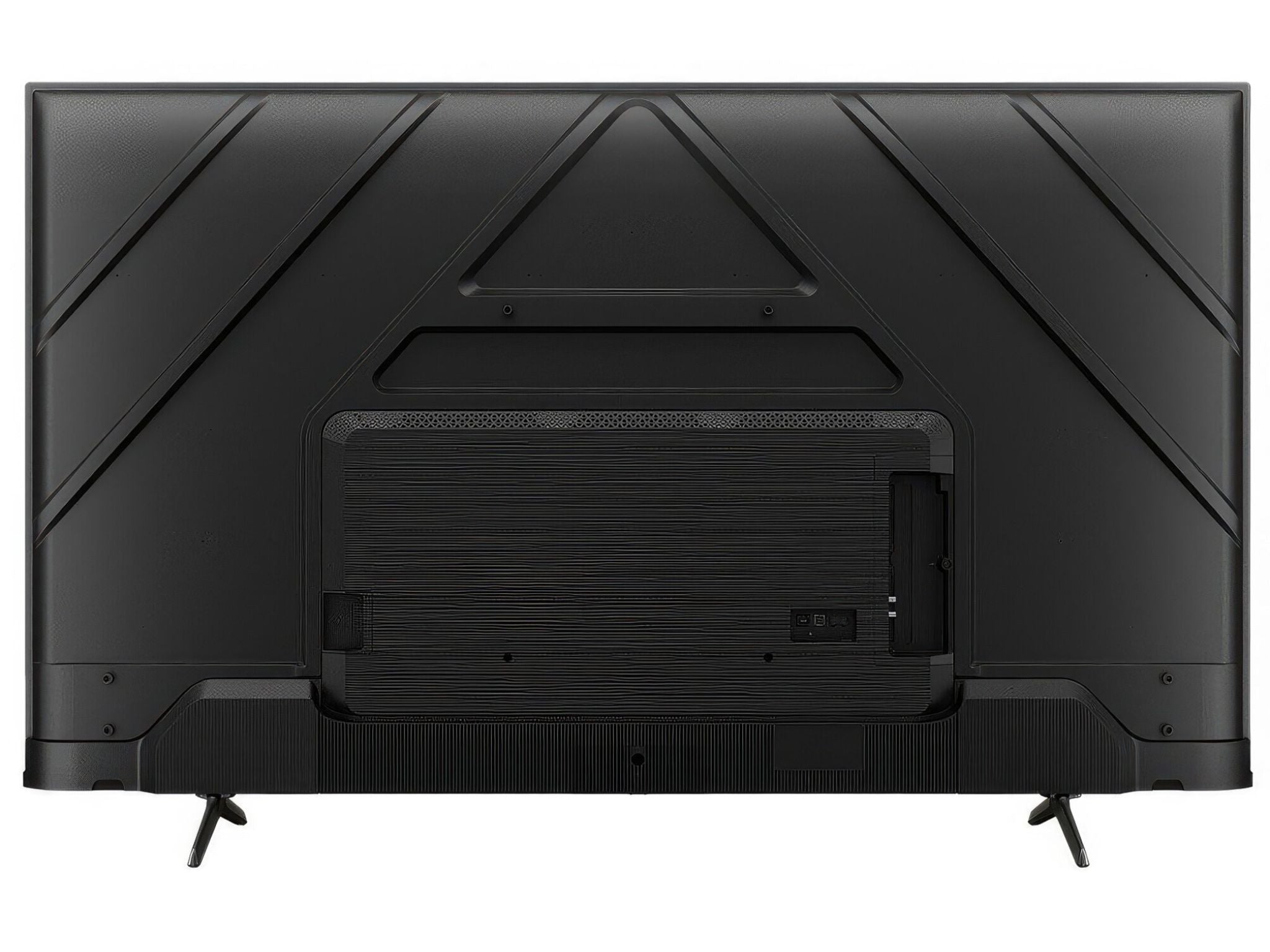 Hisense 55E7Q Pro tył telewizora obudowa i system zarządzania kablami