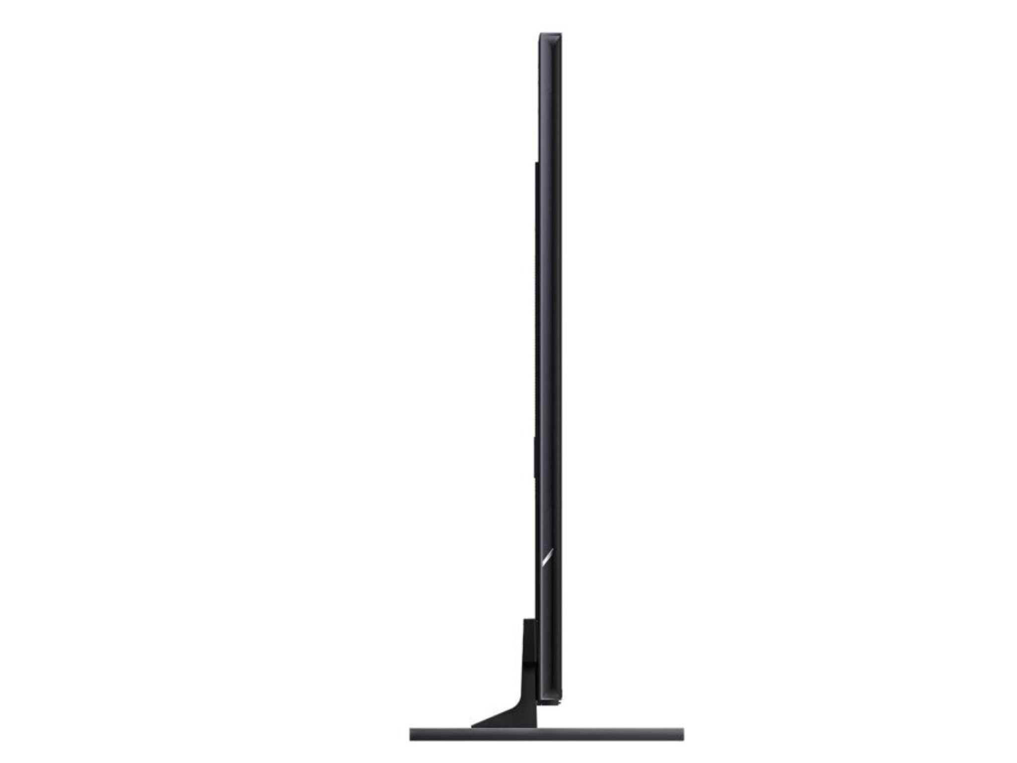 Hisense 85UXKQ profil boczny cienki telewizor Mini LED 4K