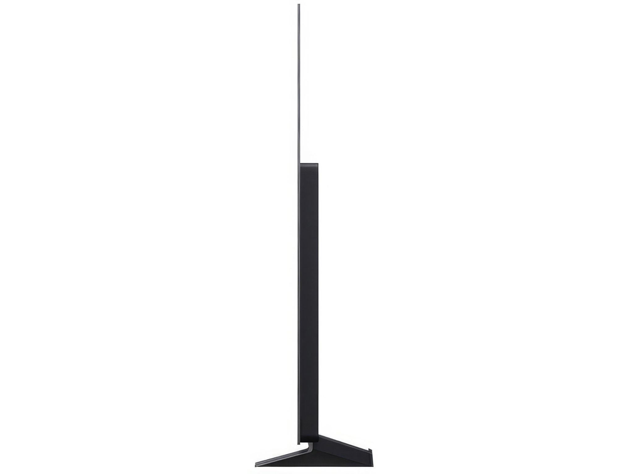 LG 83C54 widok z boku ultra cienka obudowa OLED