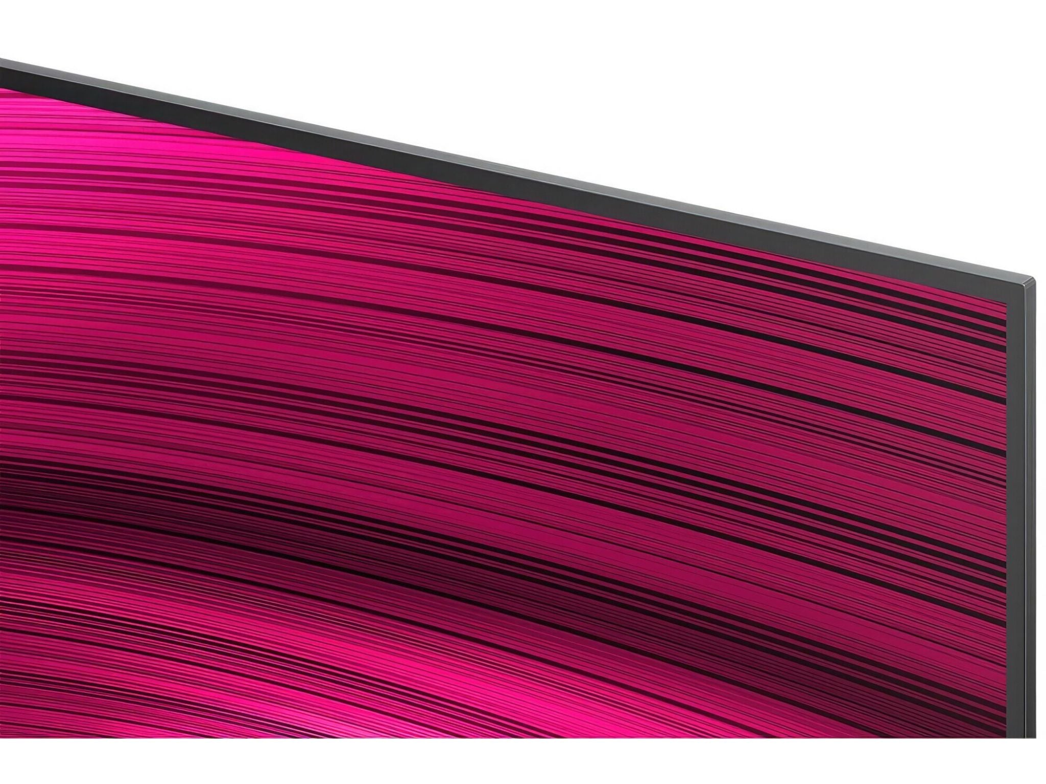 LG 83C51 cienka ramka zbliżenie detali ekranu OLED