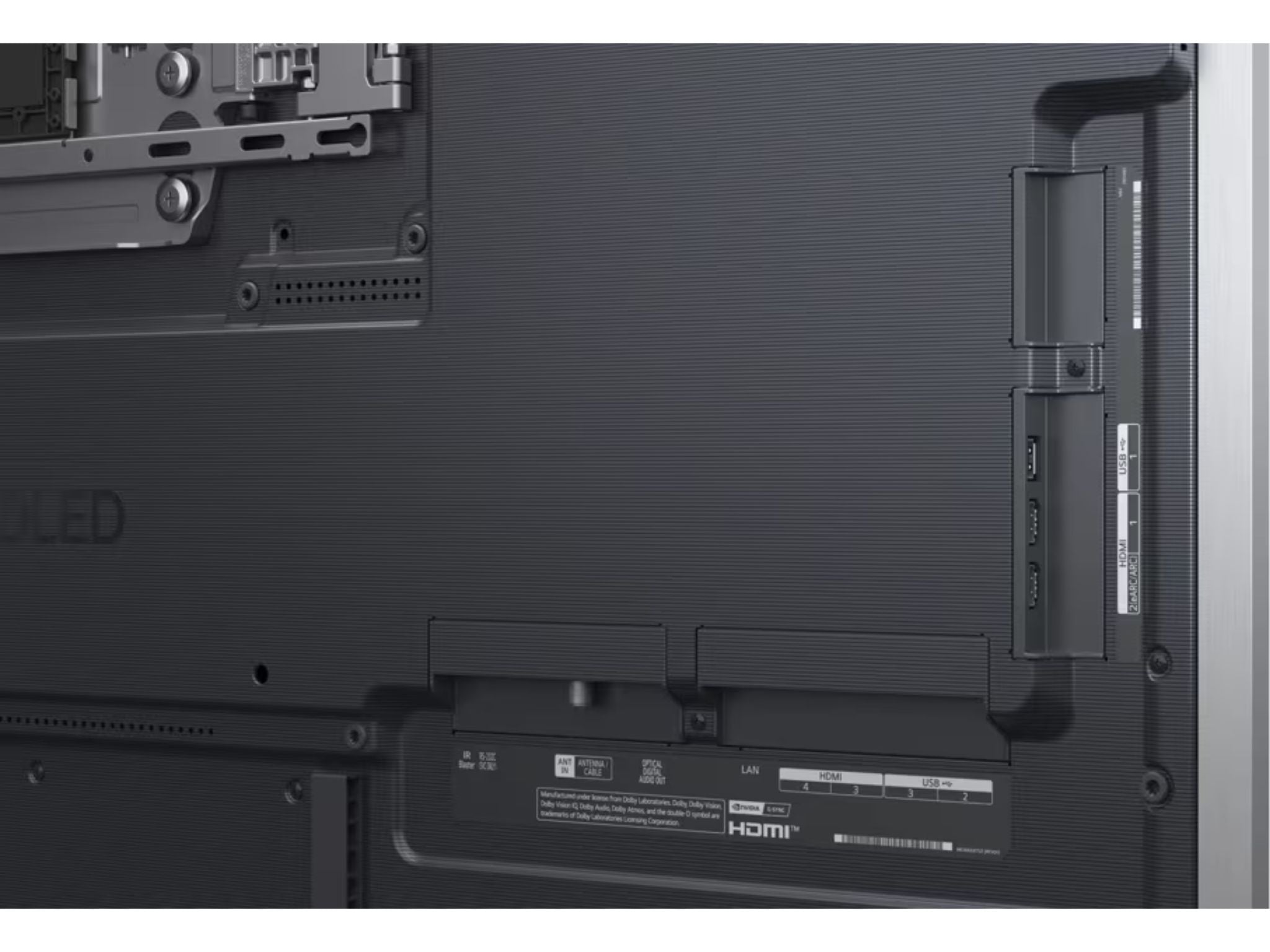 LG OLED55G6 – porty HDMI 2.1, USB i złącza Smart TV