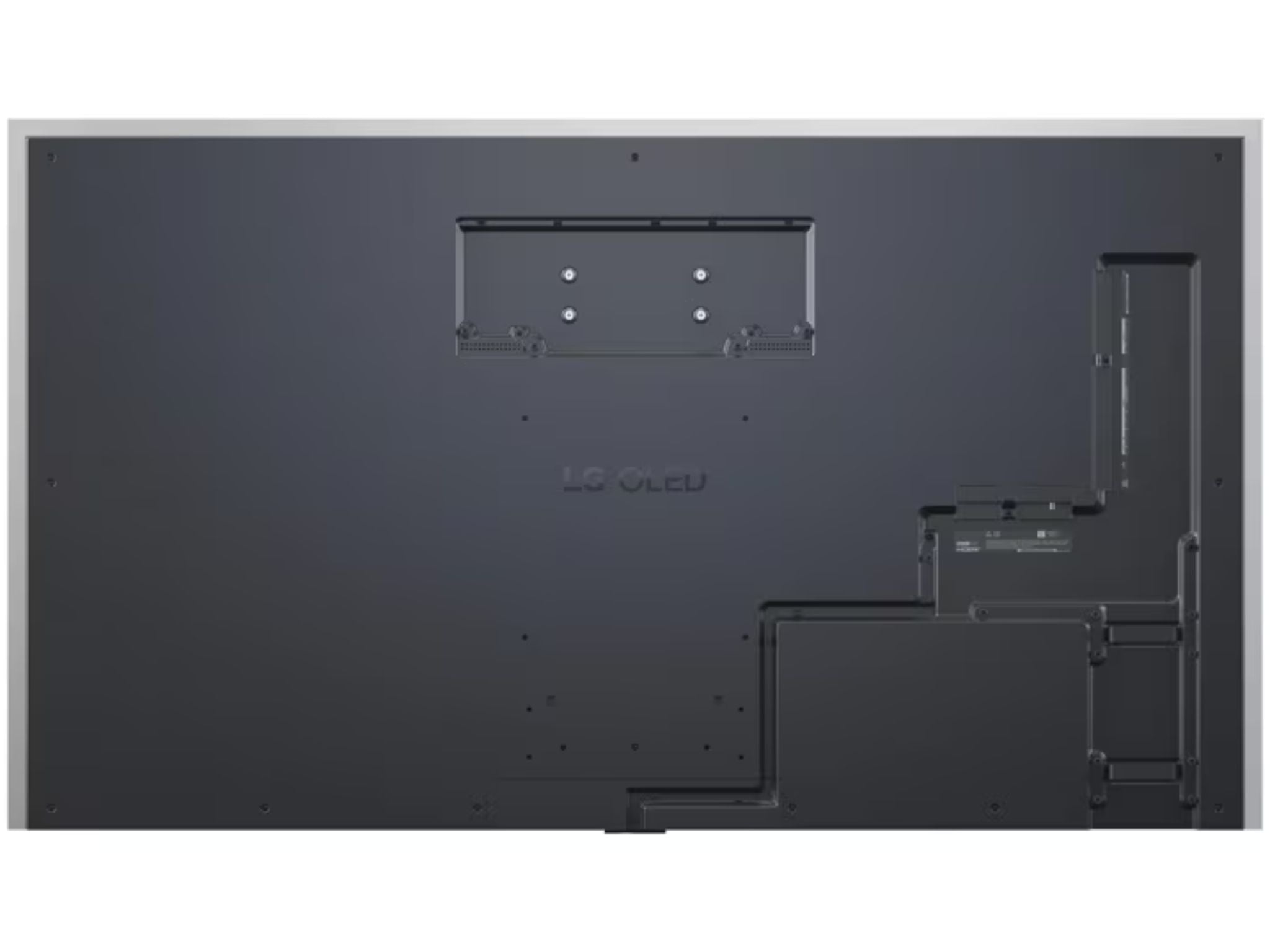 LG OLED77G6 77” – tył telewizora, konstrukcja Gallery do montażu