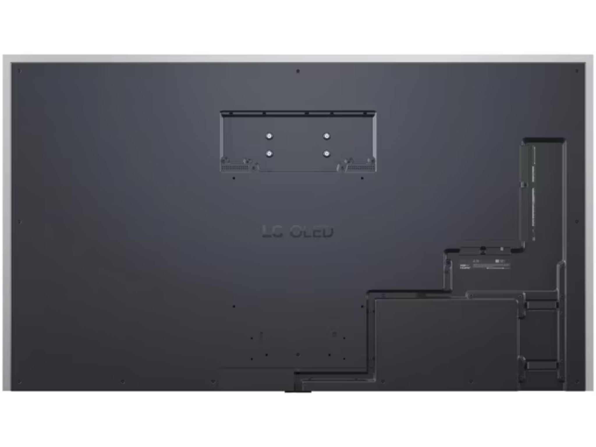 LG OLED83G6 83” – tył telewizora, konstrukcja Gallery do montażu