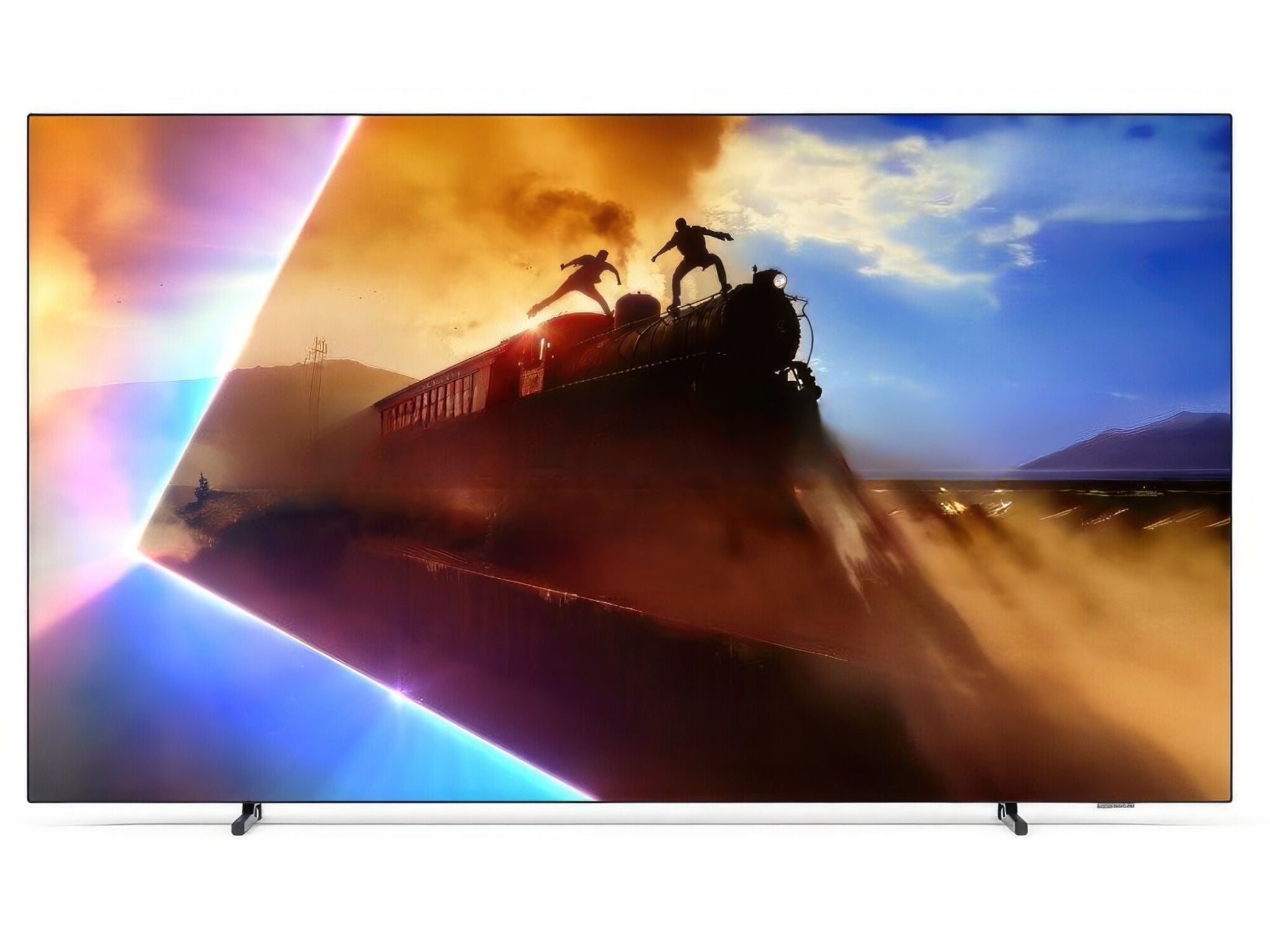 Philips 77OLED770 77 cali OLED 4K Smart TV widok z przodu Ambilight cienka ramka