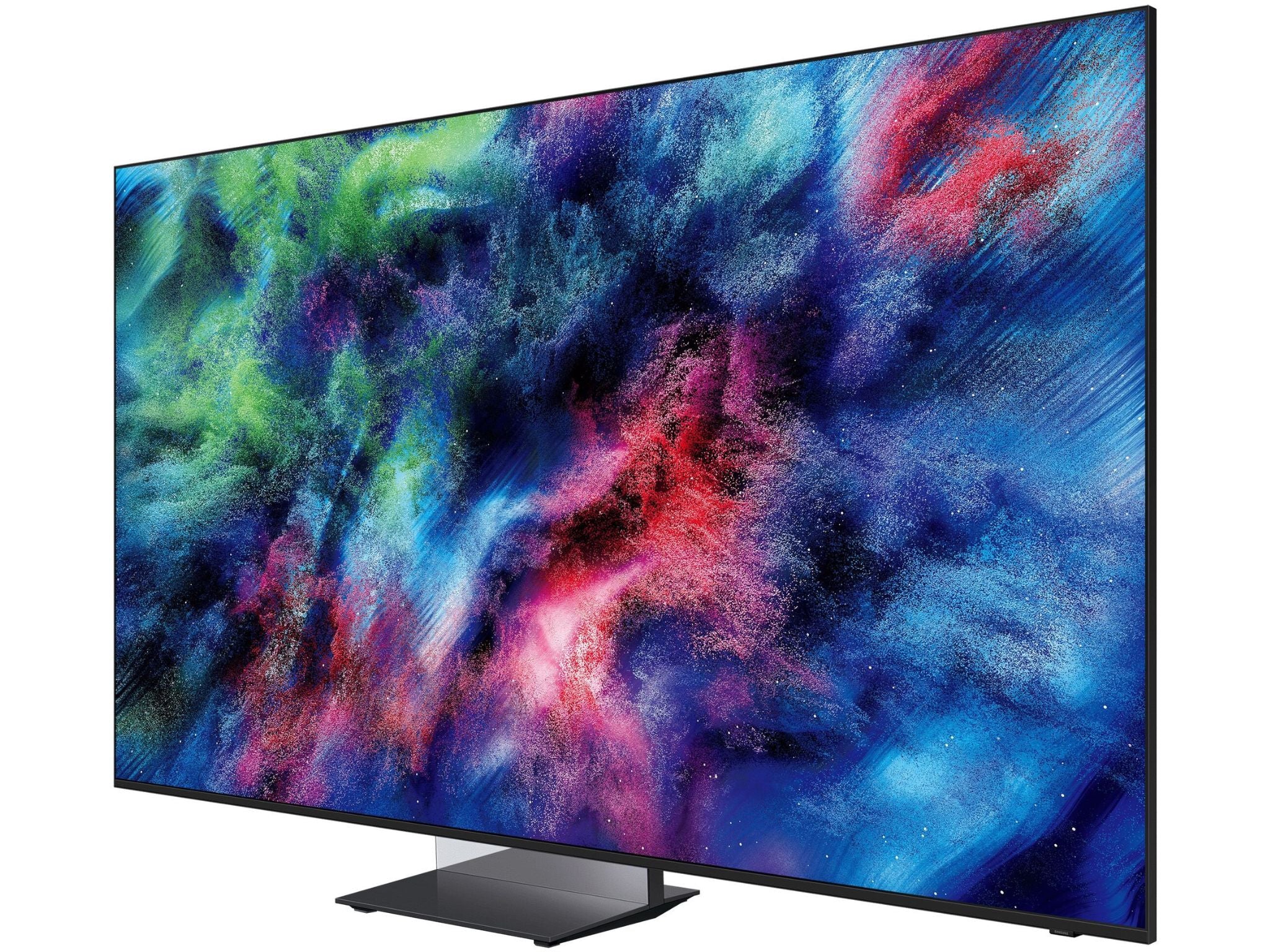 Samsung 85R95H Smart TV 85 cali 4K widok boczny pod kątem smukła obudowa