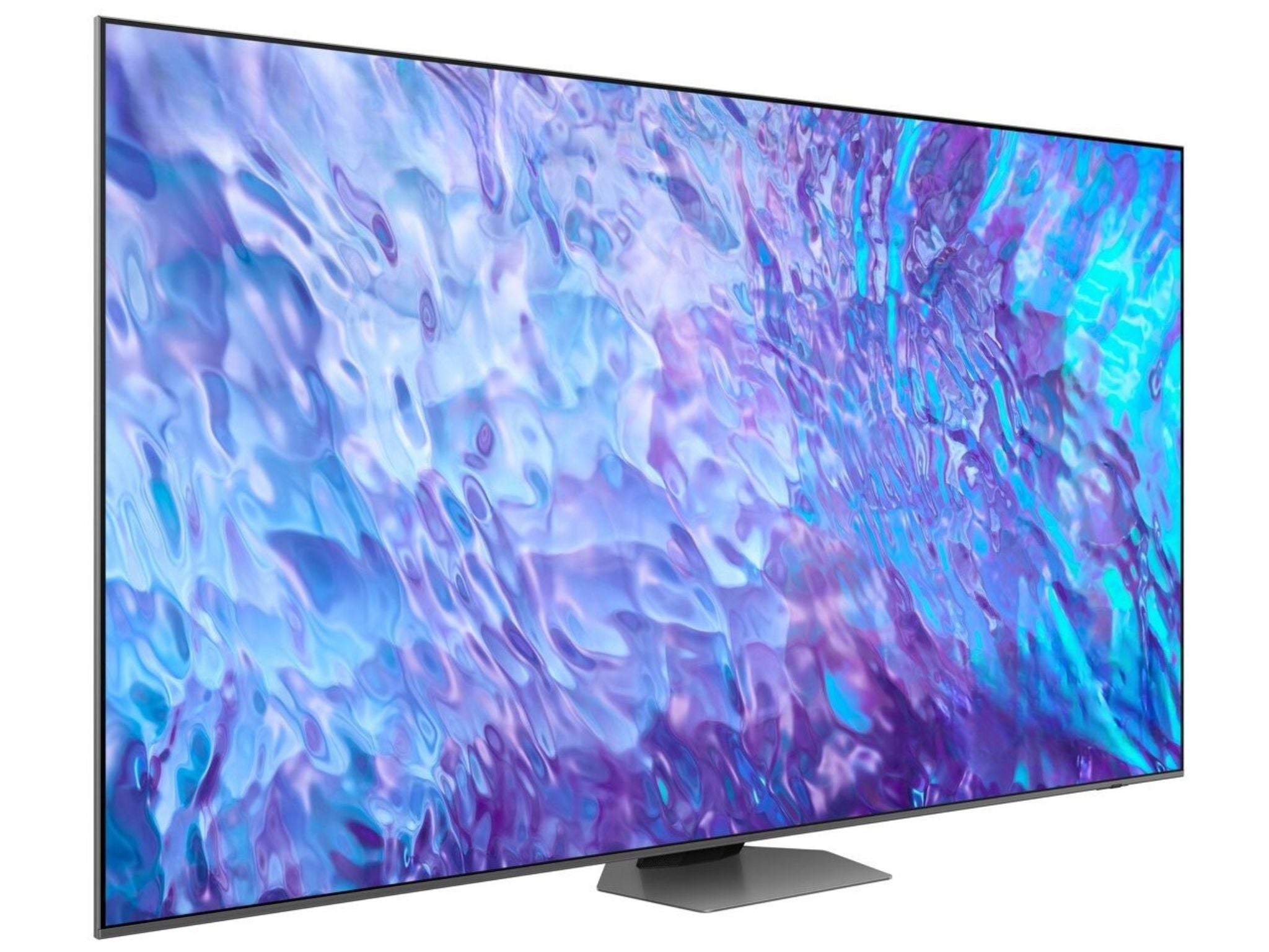 Samsung 98Q80C telewizor QLED 4K 98 cali widok pod kątem nowoczesny design