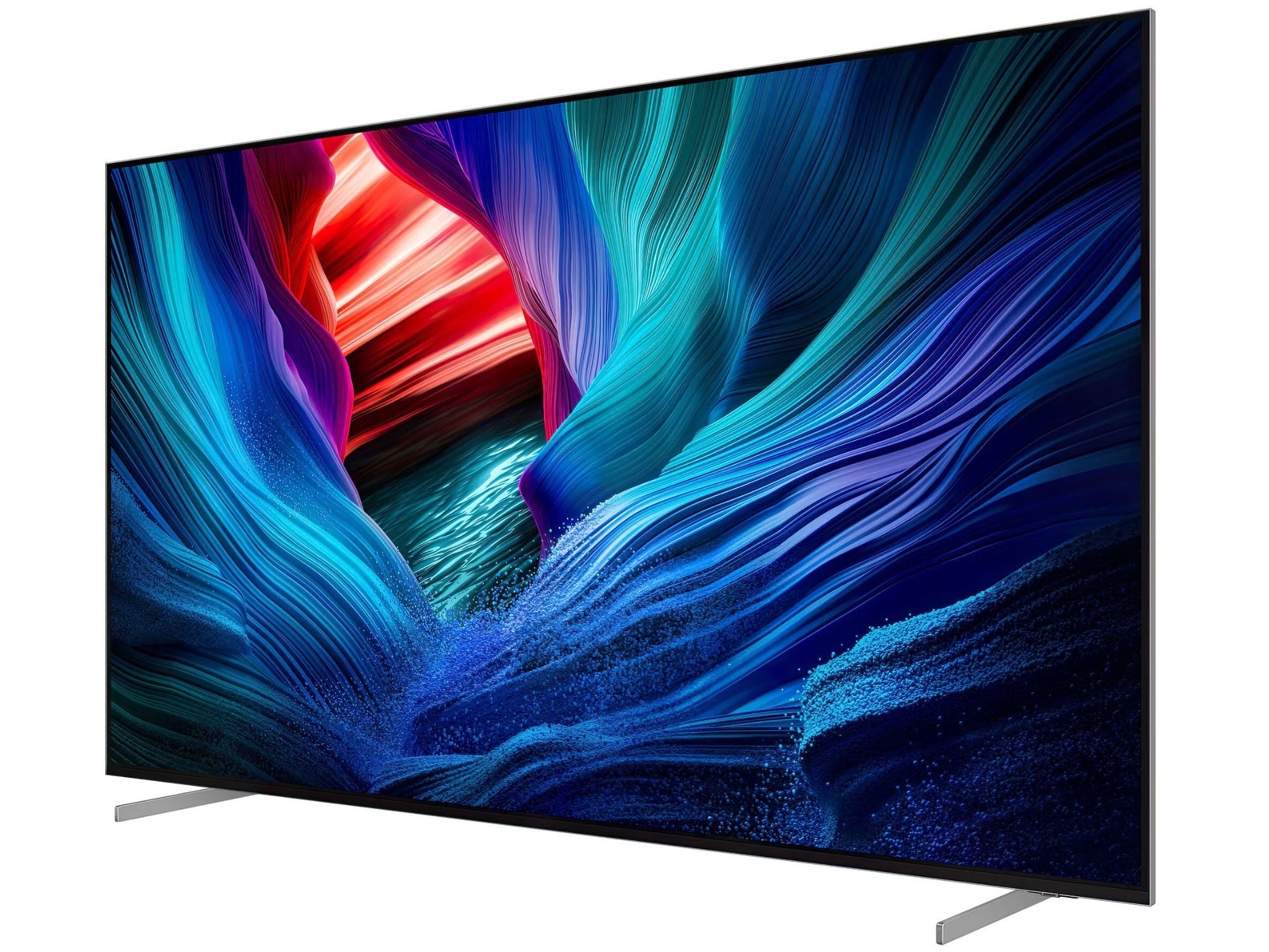 Samsung MRE115MR95F Smart TV 115 cali widok boczny pod kątem ultracienka obudowa