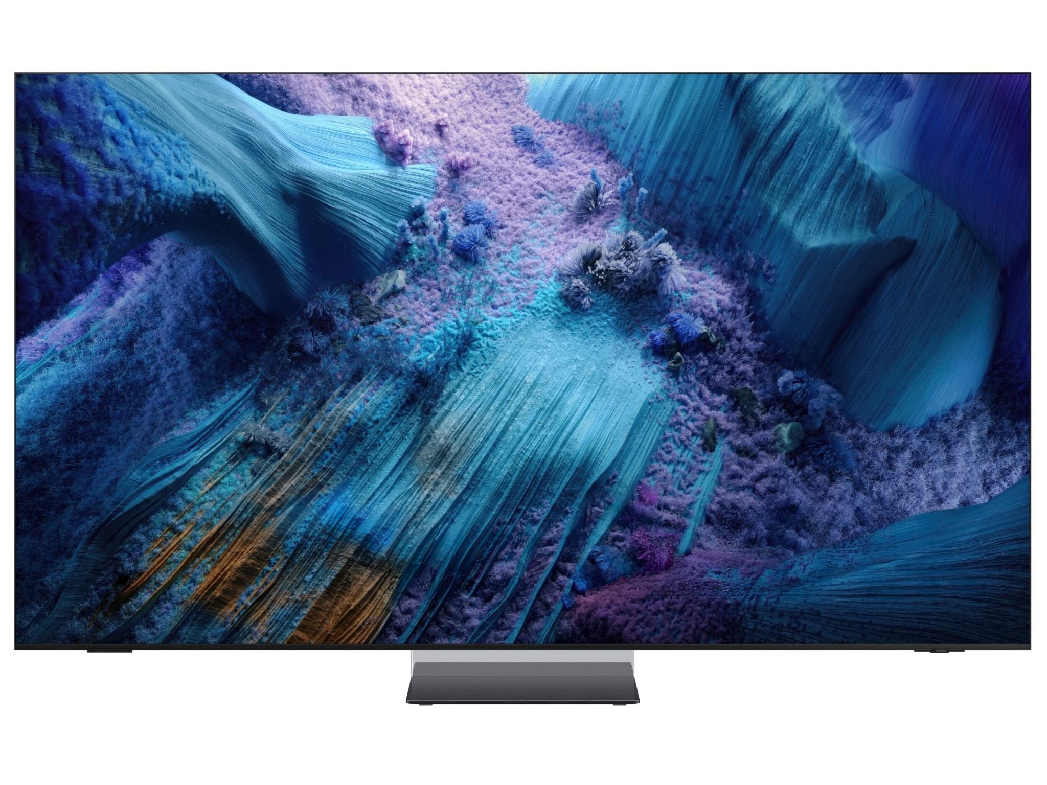 Samsung QE98QN990F 98 cali Neo QLED Mini LED 8K Smart TV widok z przodu ultra cienka ramka