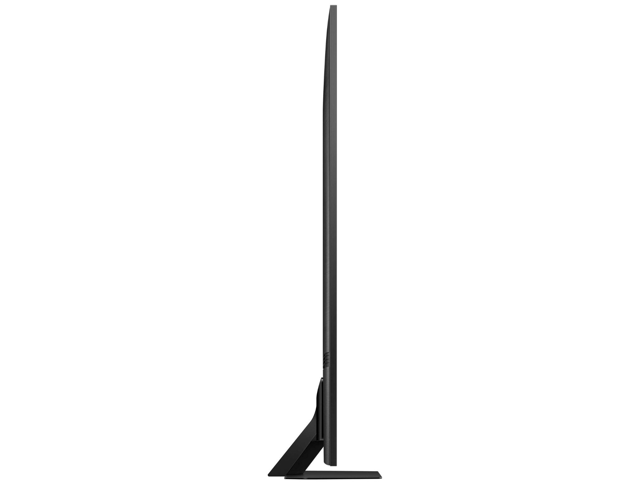 Samsung QE85QN92F widok z boku smukła obudowa telewizora