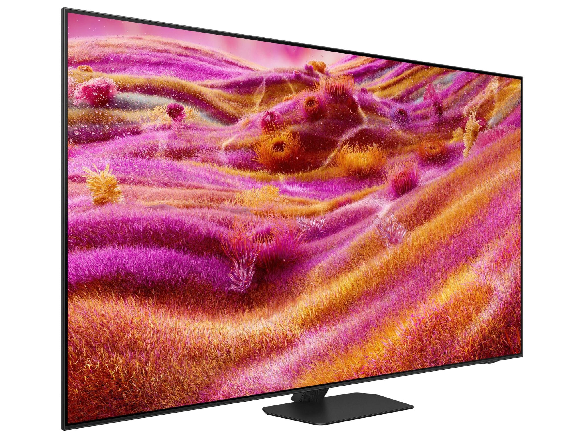 Samsung QE85QN92F 85 cali widok pod kątem nowoczesny design telewizora