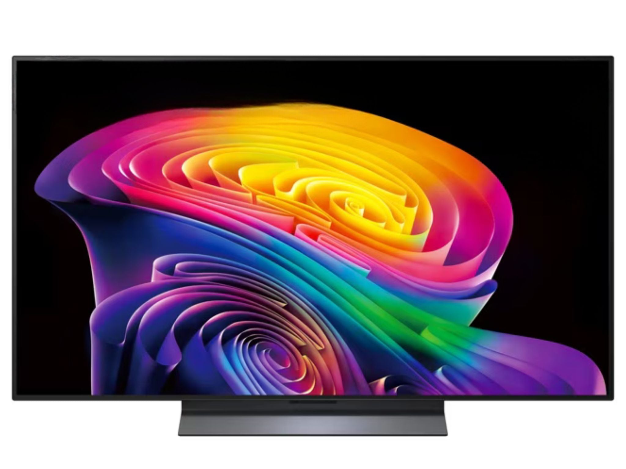Telewizor LG OLED48C6 48 cali OLED 4K Smart TV – widok z przodu, ekran OLED