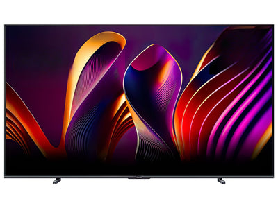 Hisense 100E7NQ PRO 100 cali QLED 4K Smart TV widok z przodu cienka ramka