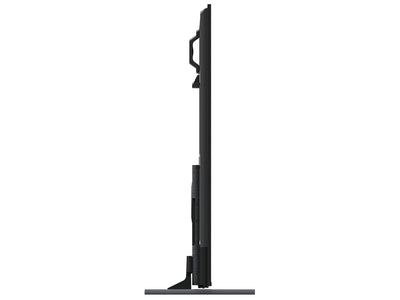 Hisense 100E7NQ PRO widok z boku smukła obudowa telewizora