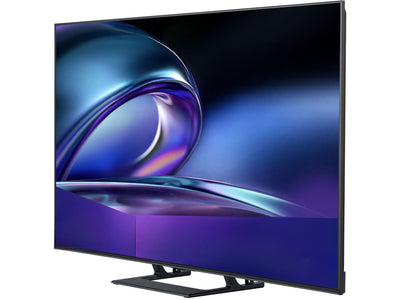 Hisense 55E8Q Smart TV 55 cali 4K widok boczny pod kątem smukła obudowa