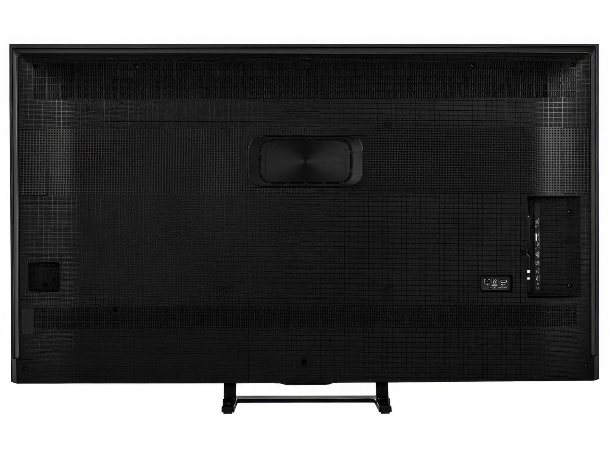 Hisense 55E8Q tył telewizora obudowa i system zarządzania kablami