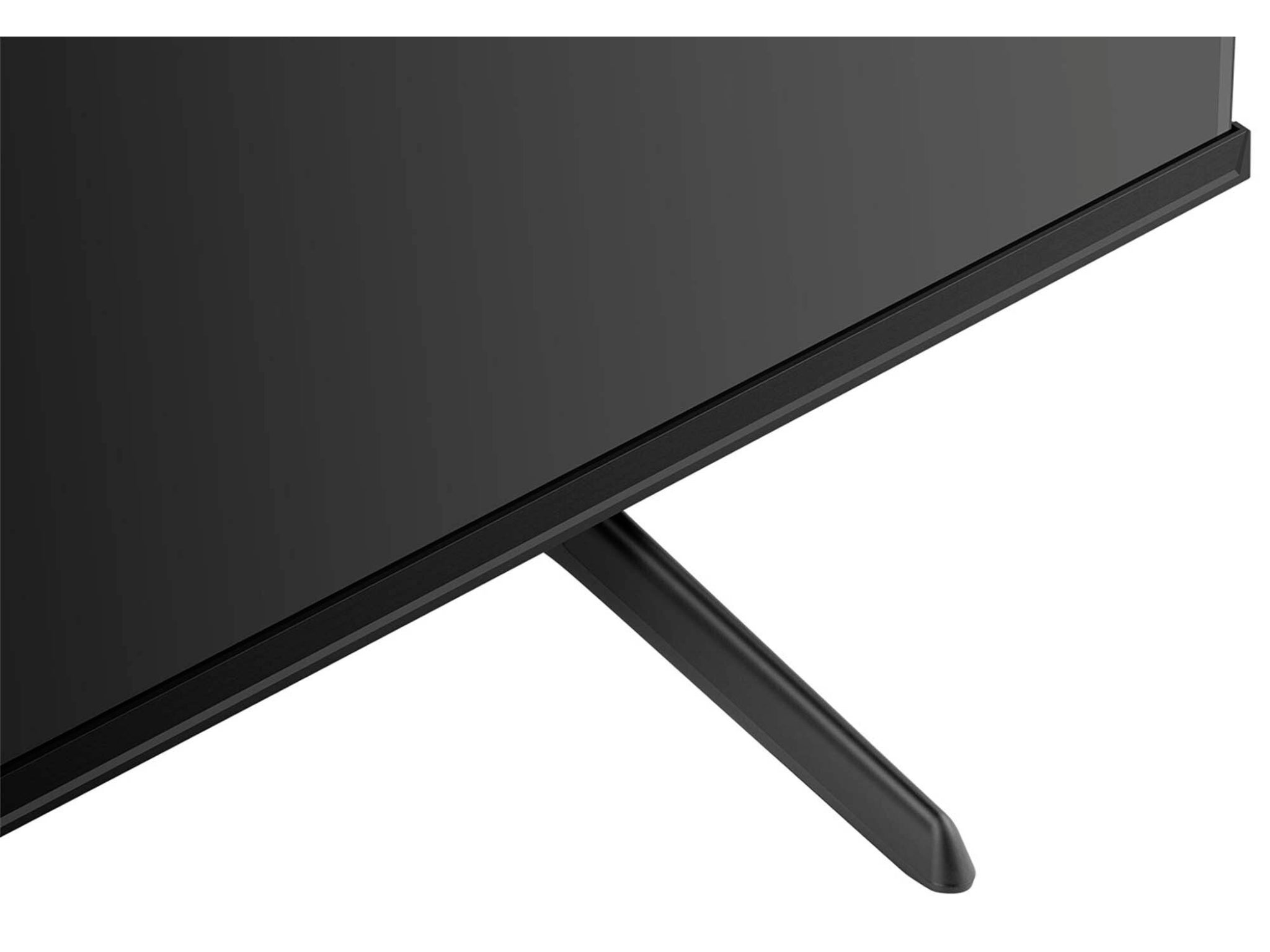 Hisense 75E7Q PRO – podstawa telewizora, stabilna konstrukcja
