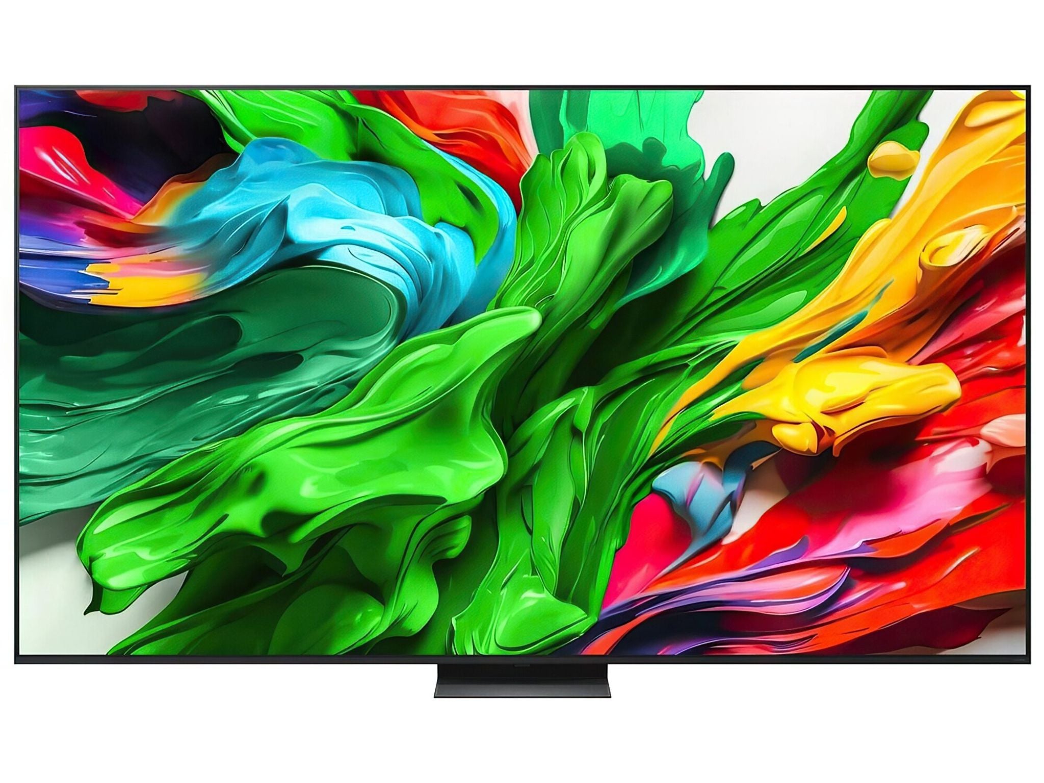 LG 100QNED86A6A 100 cali QNED Mini LED 4K Smart TV widok z przodu cienka ramka