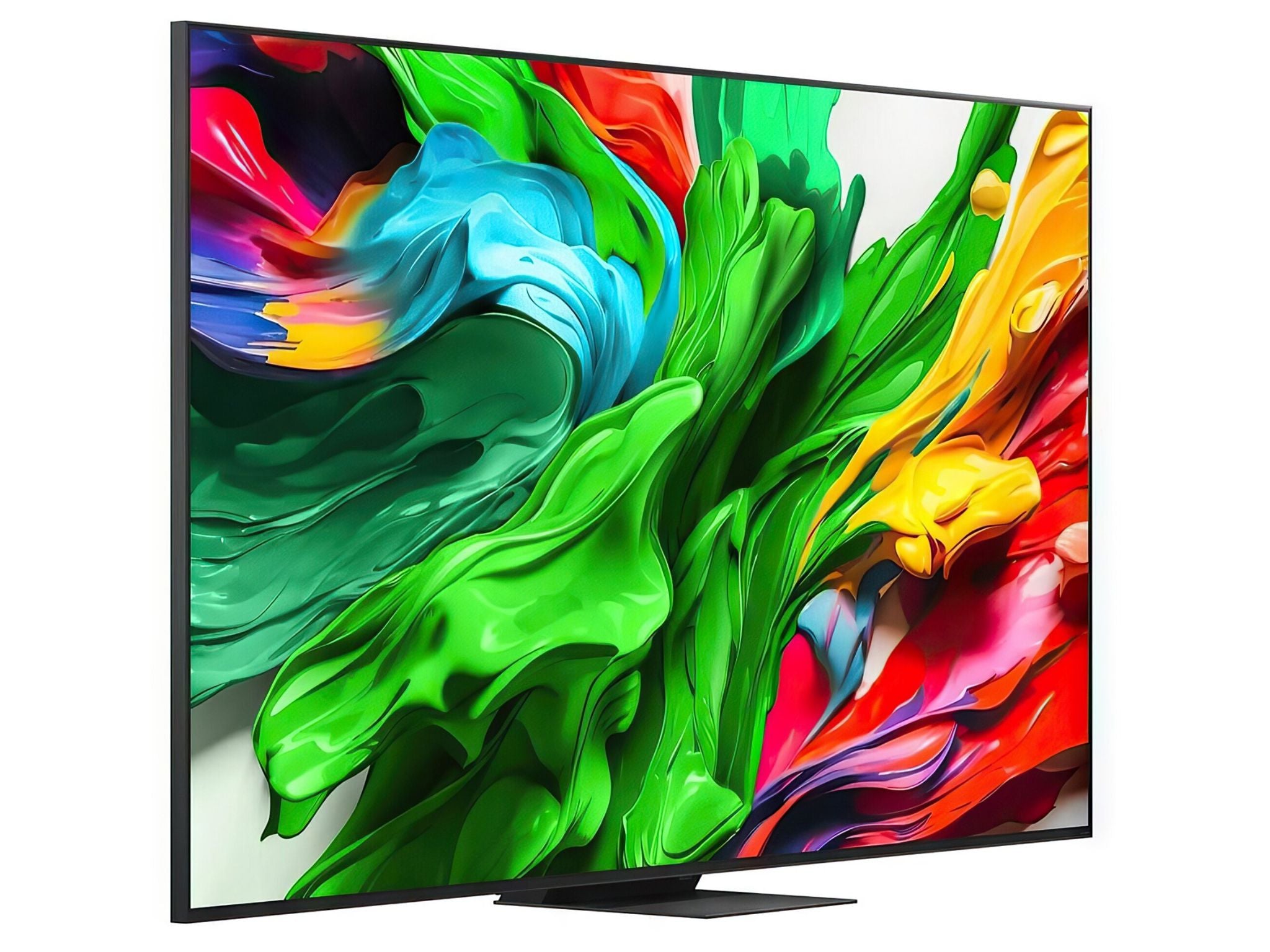 LG 100QNED86A6A 100 cali widok pod kątem nowoczesny design telewizora