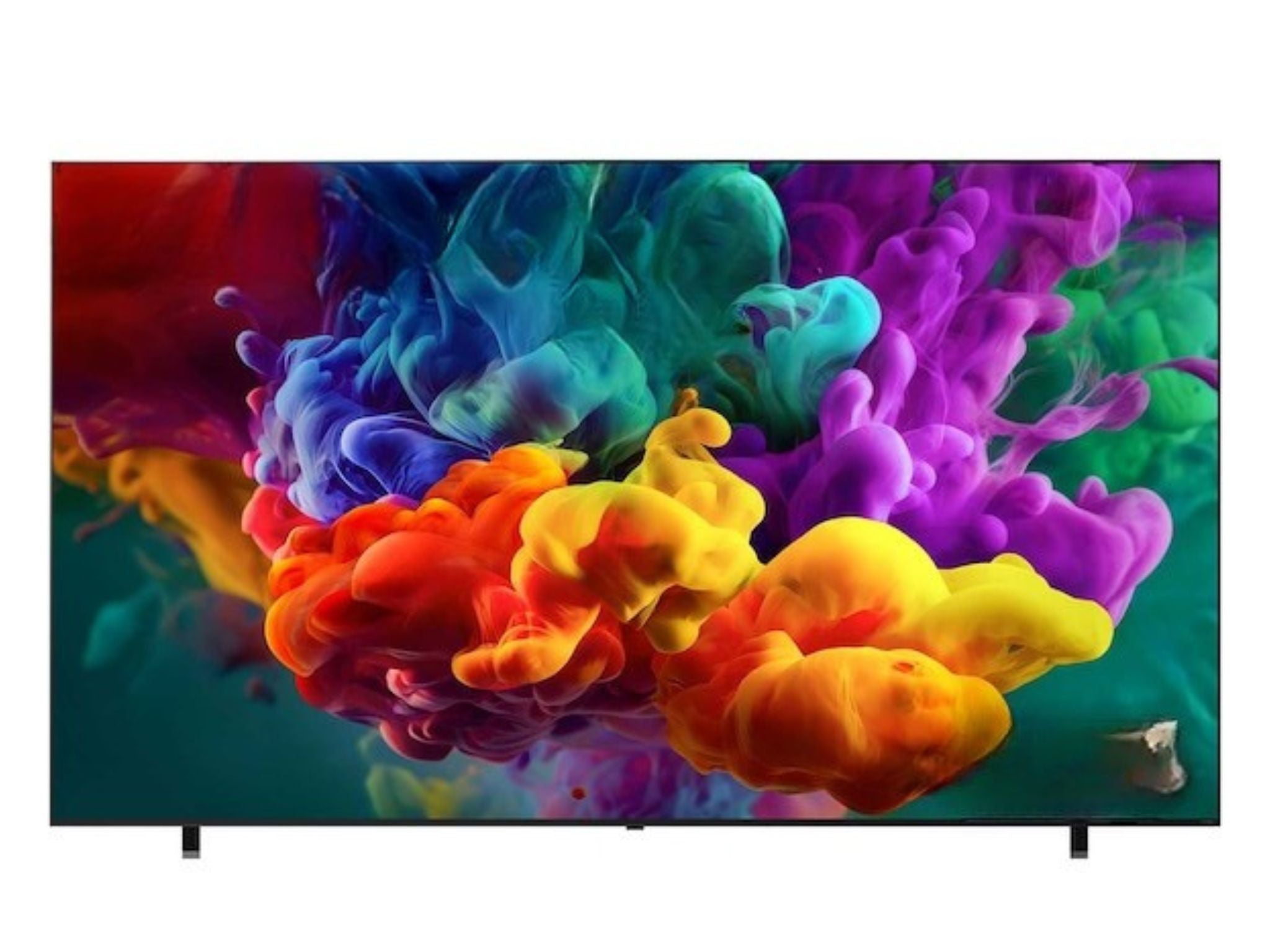 LG 100QNED87B6 100 cali QNED evo Mini LED 4K widok z przodu