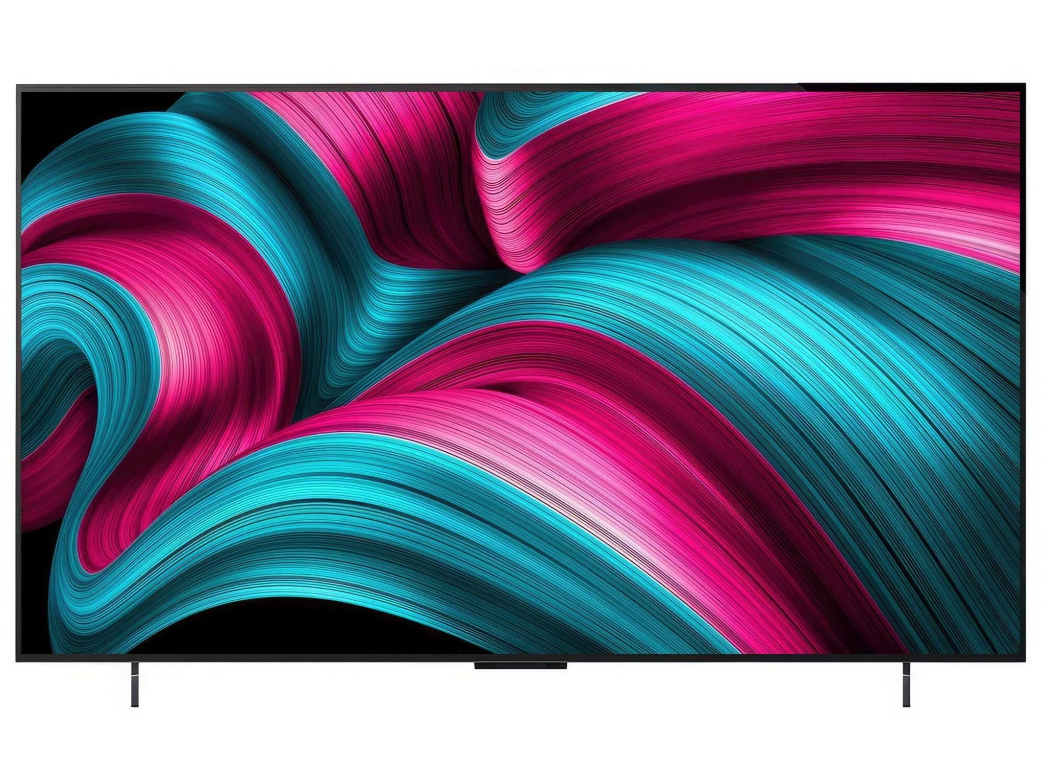 LG 42C51 42 cale OLED 4K Smart TV widok z przodu cienka ramka