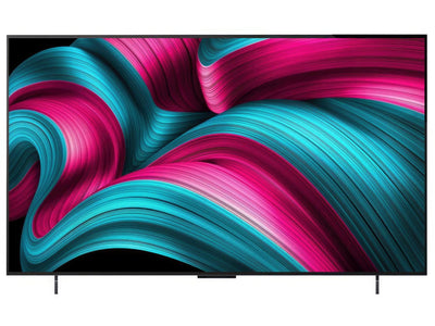 LG 42C51 42 cale OLED 4K Smart TV widok z przodu cienka ramka