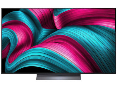 LG 55C51 55 cali OLED 4K Smart TV widok z przodu cienka ramka