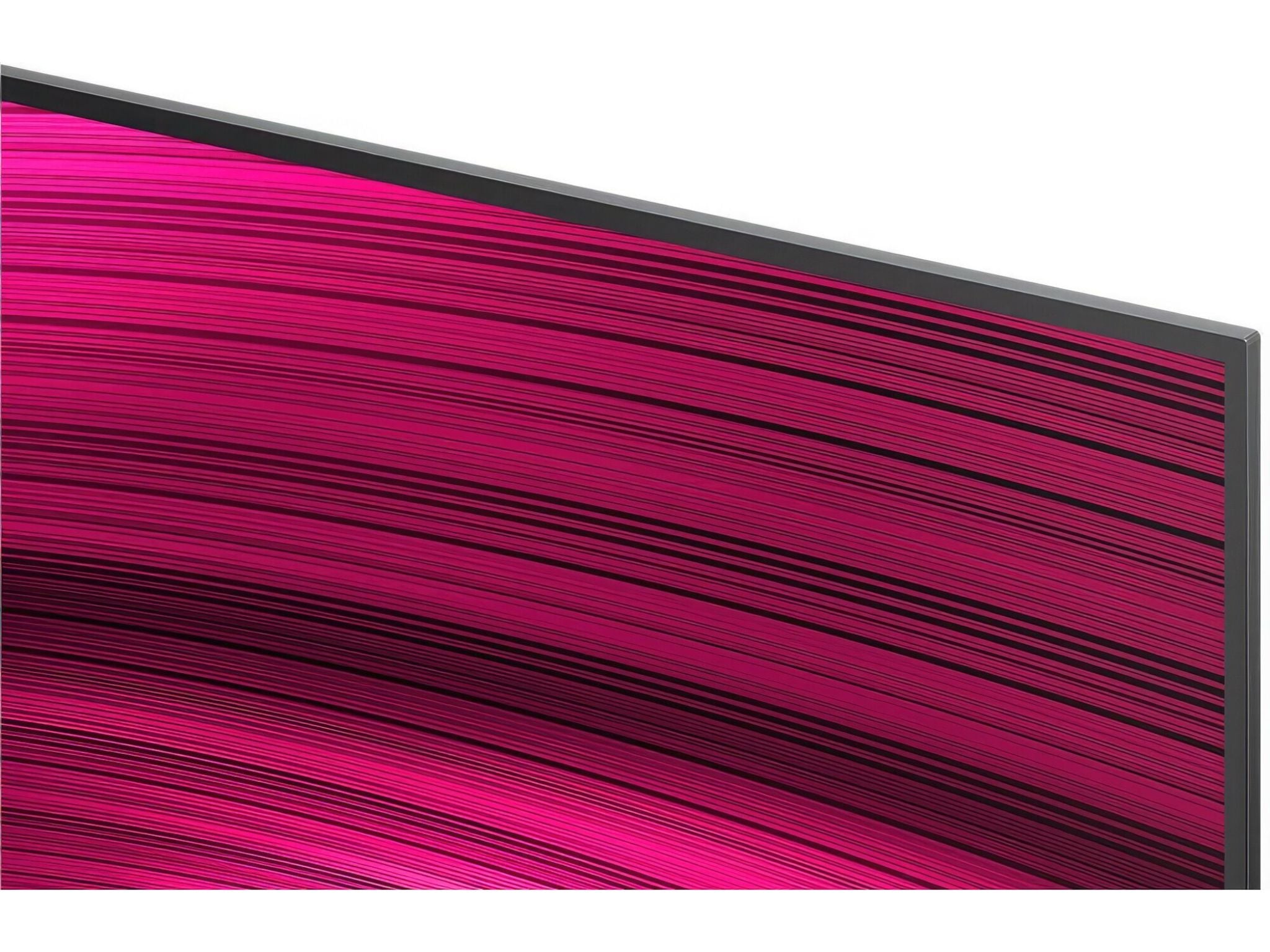 LG 55C51 cienka ramka zbliżenie detali ekranu OLED