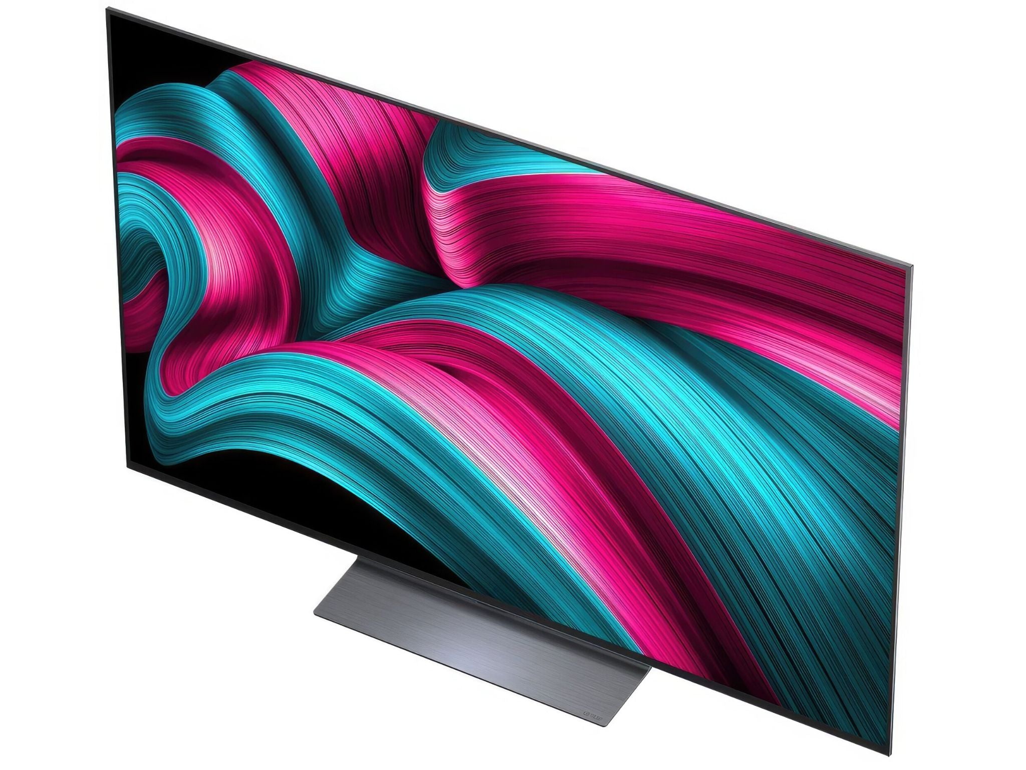 LG 55C54 widok z góry pod kątem cienka obudowa OLED