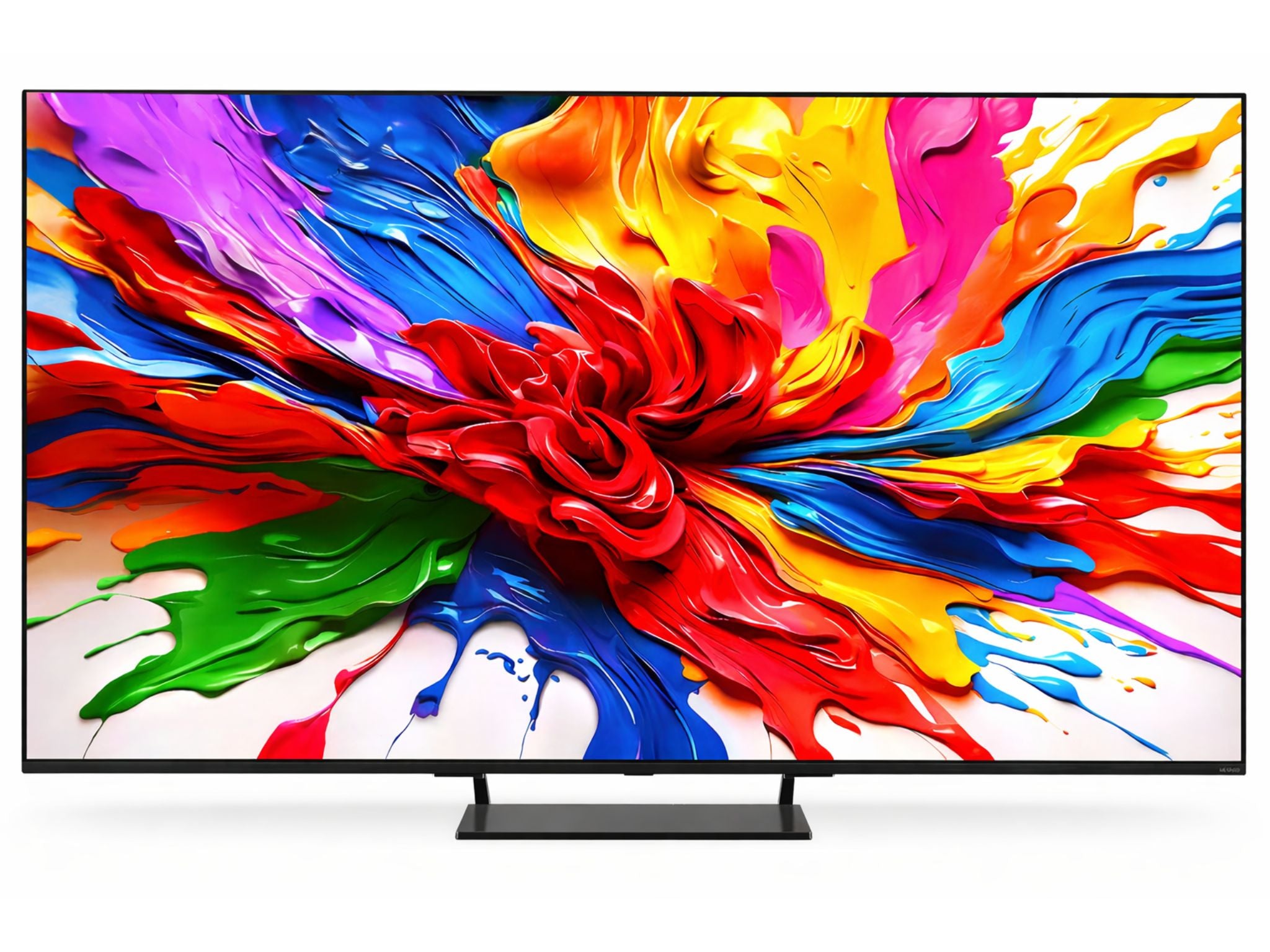 LG 85QNED93A6A 55 cali QNED Mini LED 4K Smart TV widok z przodu cienka ramka