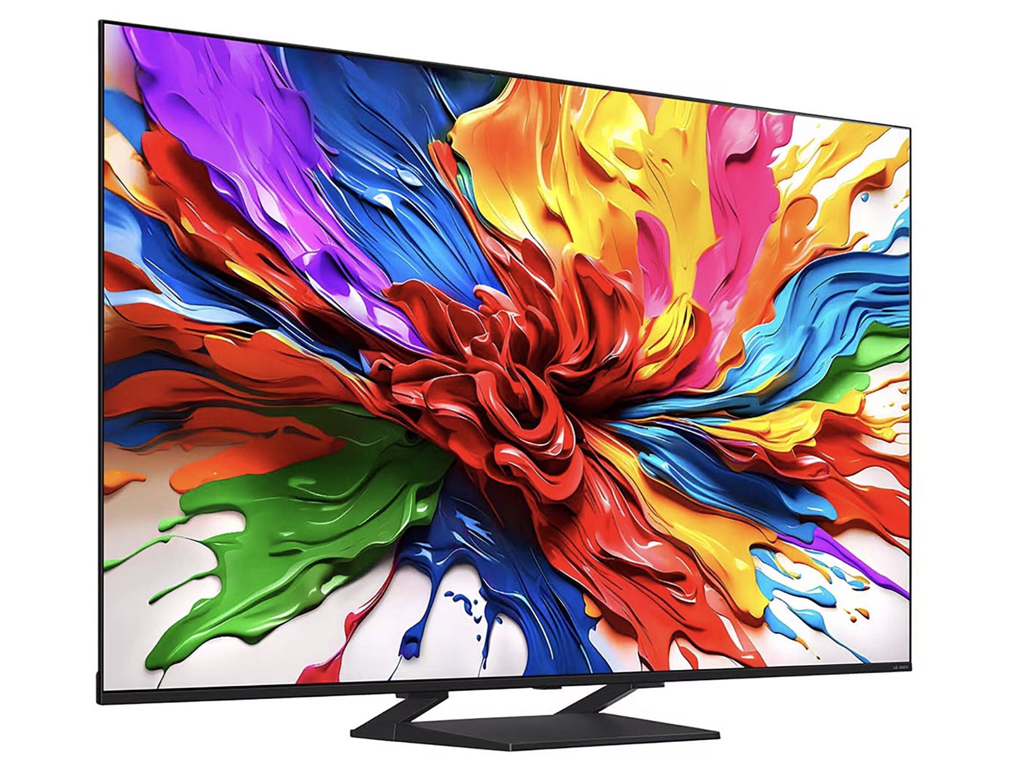 LG 85QNED93A6A 55 cali widok pod kątem nowoczesny design telewizora