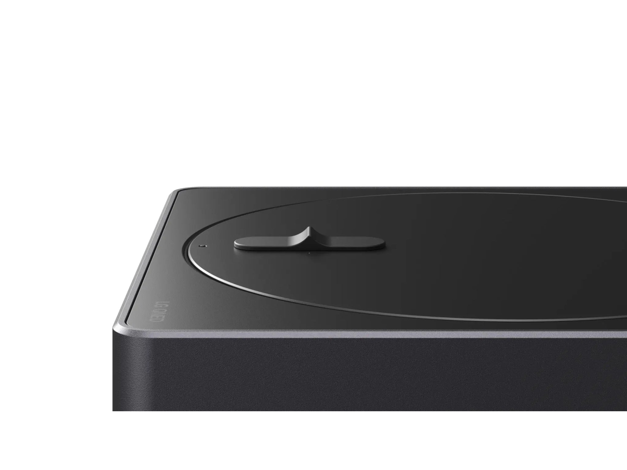 LG 86QNED9MA6BLG Zero Connect Box widok z góry nowoczesna konstrukcja bezprzewodowy moduł LG QNED