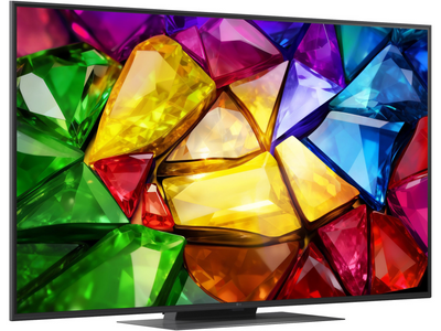 LG 75MRGB86B6A Mini RGB evo 4K widok po skosie