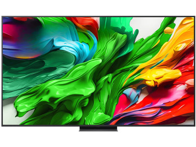 LG 75QNED86A6A 75 cali QNED Mini LED 4K Smart TV widok z przodu cienka ramka