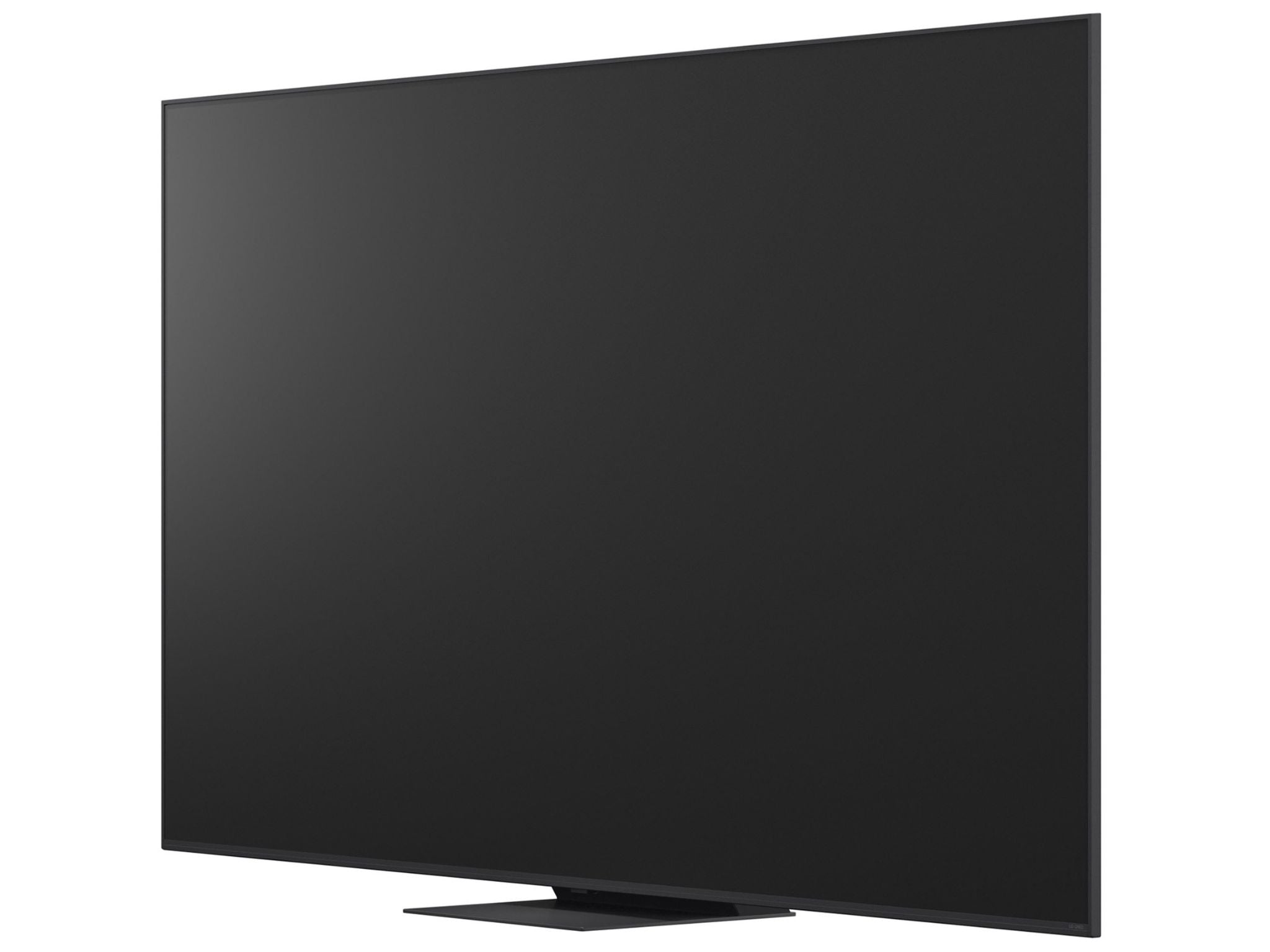 LG 75QNED86A6A Smart TV 75 cali 4K widok boczny pod kątem smukła obudowa