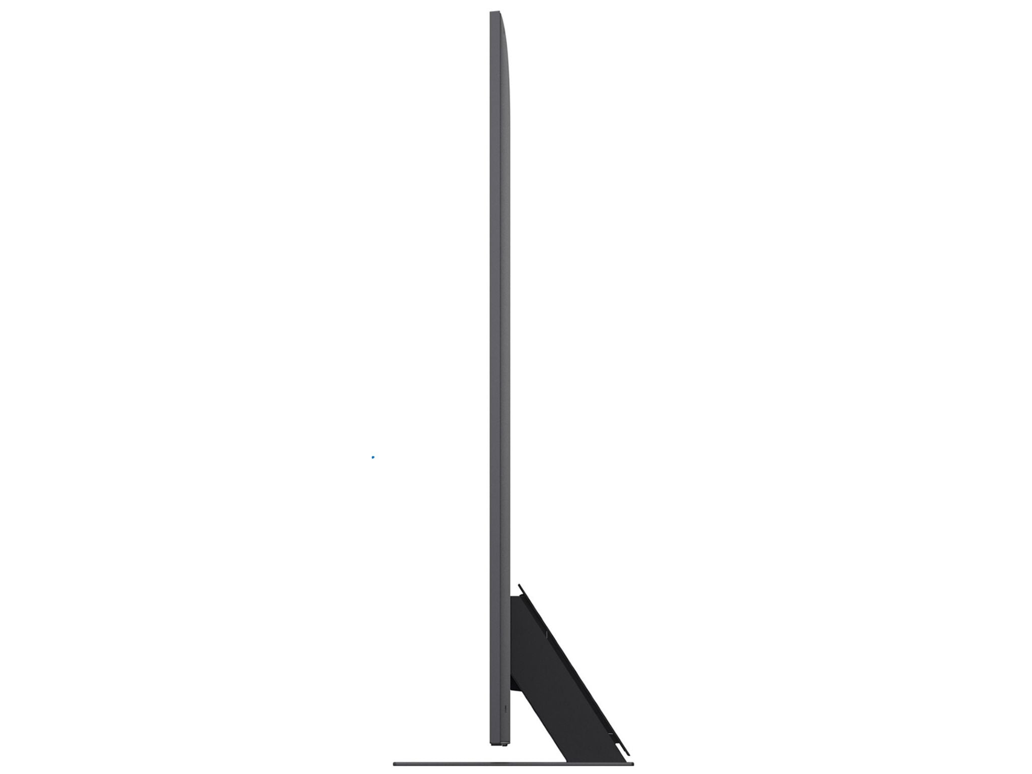 LG 75QNED86A6A profil boczny cienki telewizor Mini LED 4K