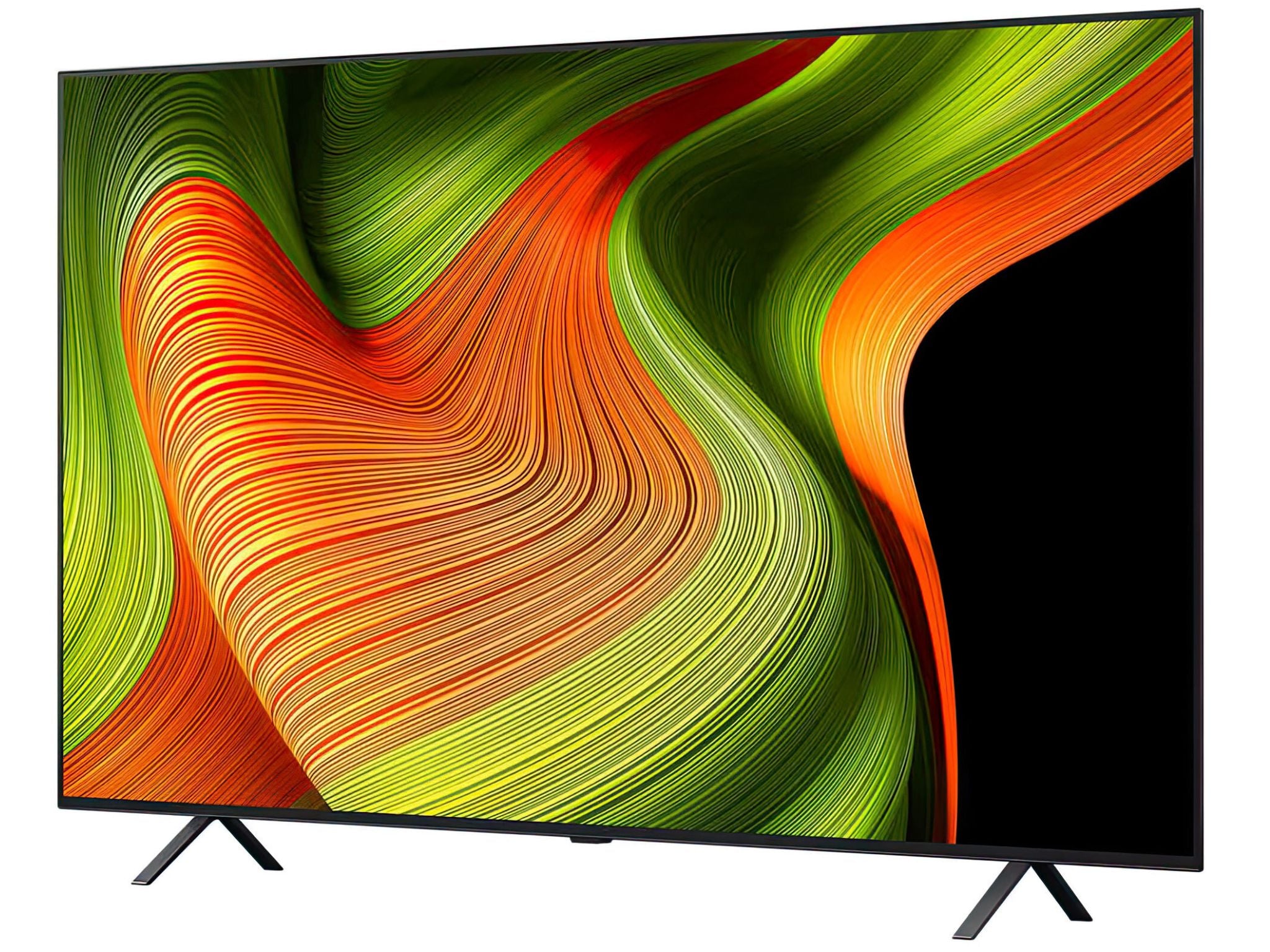 LG 77B56 77 cali OLED 4K Smart TV widok z przodu cienka ramka