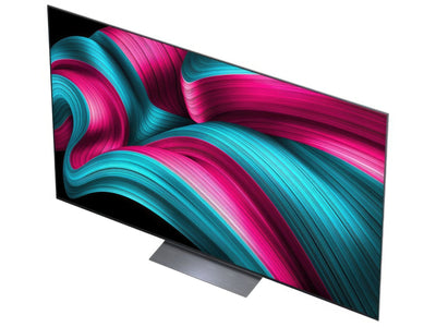 LG 83C54 widok z góry pod kątem cienka obudowa OLED