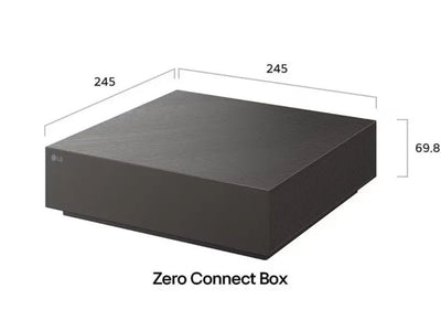 LG 77W69LA wymiary modułu połączeniowego do telewizora OLED evo