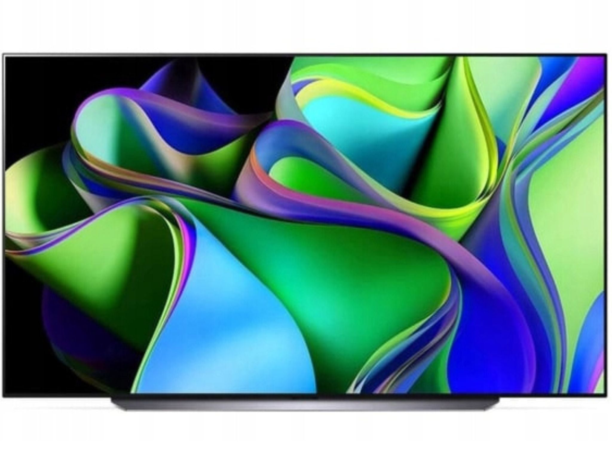 LG 83C31 83 cali OLED 4K Smart TV widok z przodu cienka ramka