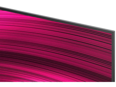 LG 83C51 cienka ramka zbliżenie detali ekranu OLED