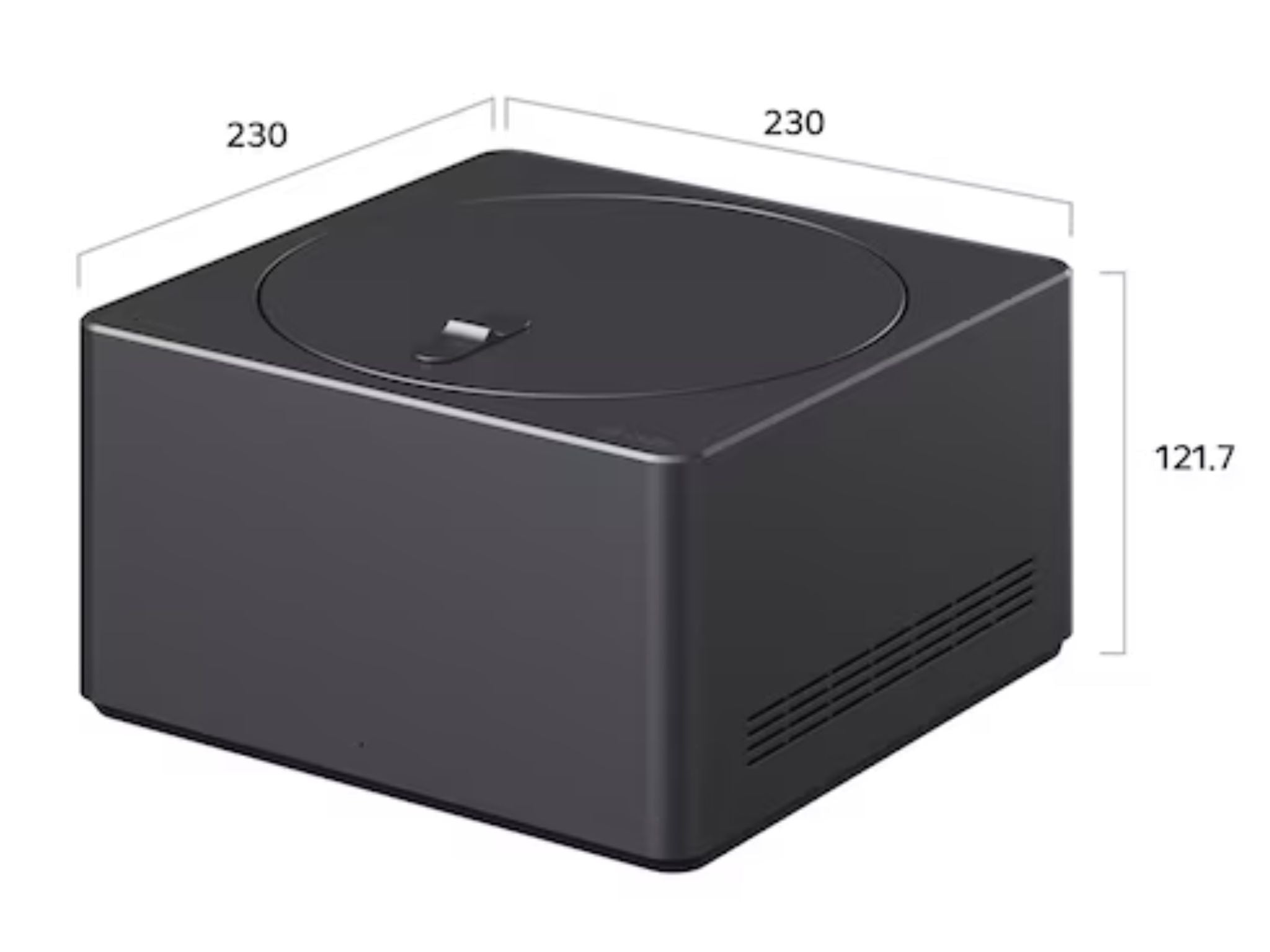 LG 83M59 box portów wymiary szerokość wysokość głębokość tył telewizora