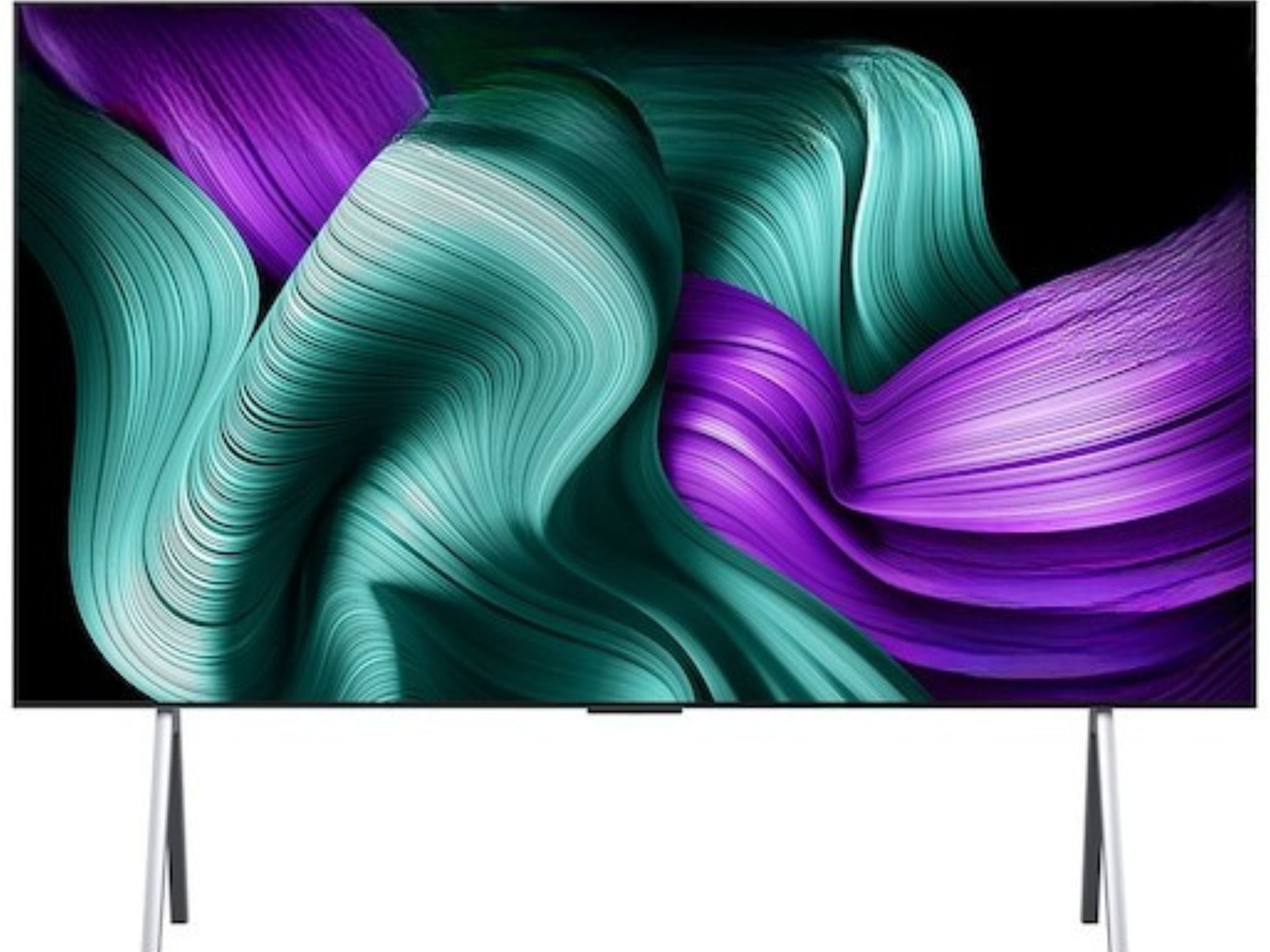 LG 97M59 97 cali UHD 4K Smart TV widok z przodu cienka ramka