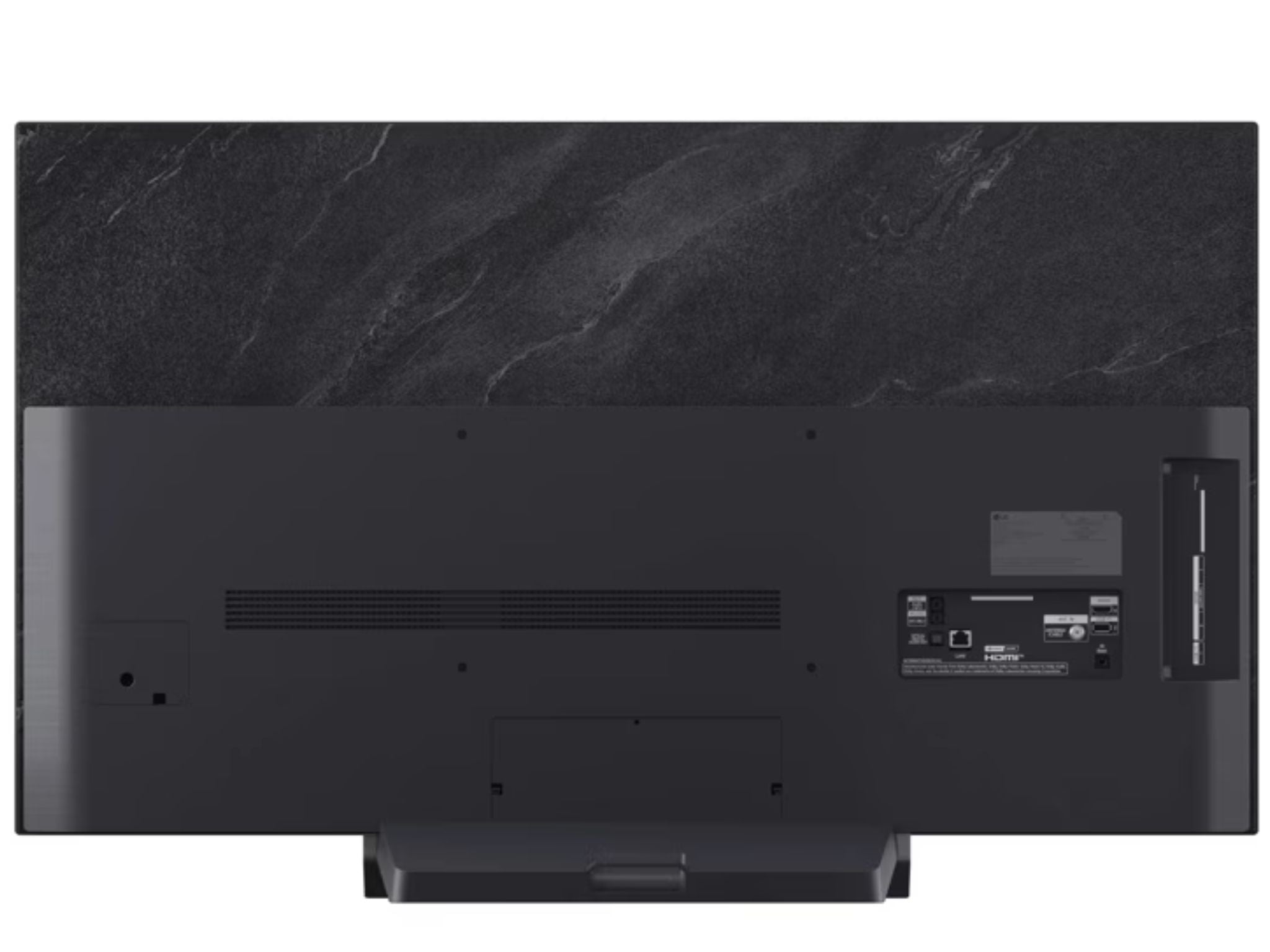LG OLED48C6 48” – tył telewizora, system montażu i układ obudowy
