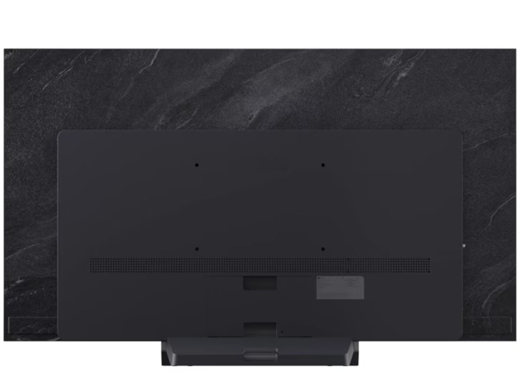 LG OLED55C6 55” – tył telewizora, system montażu i układ obudowy