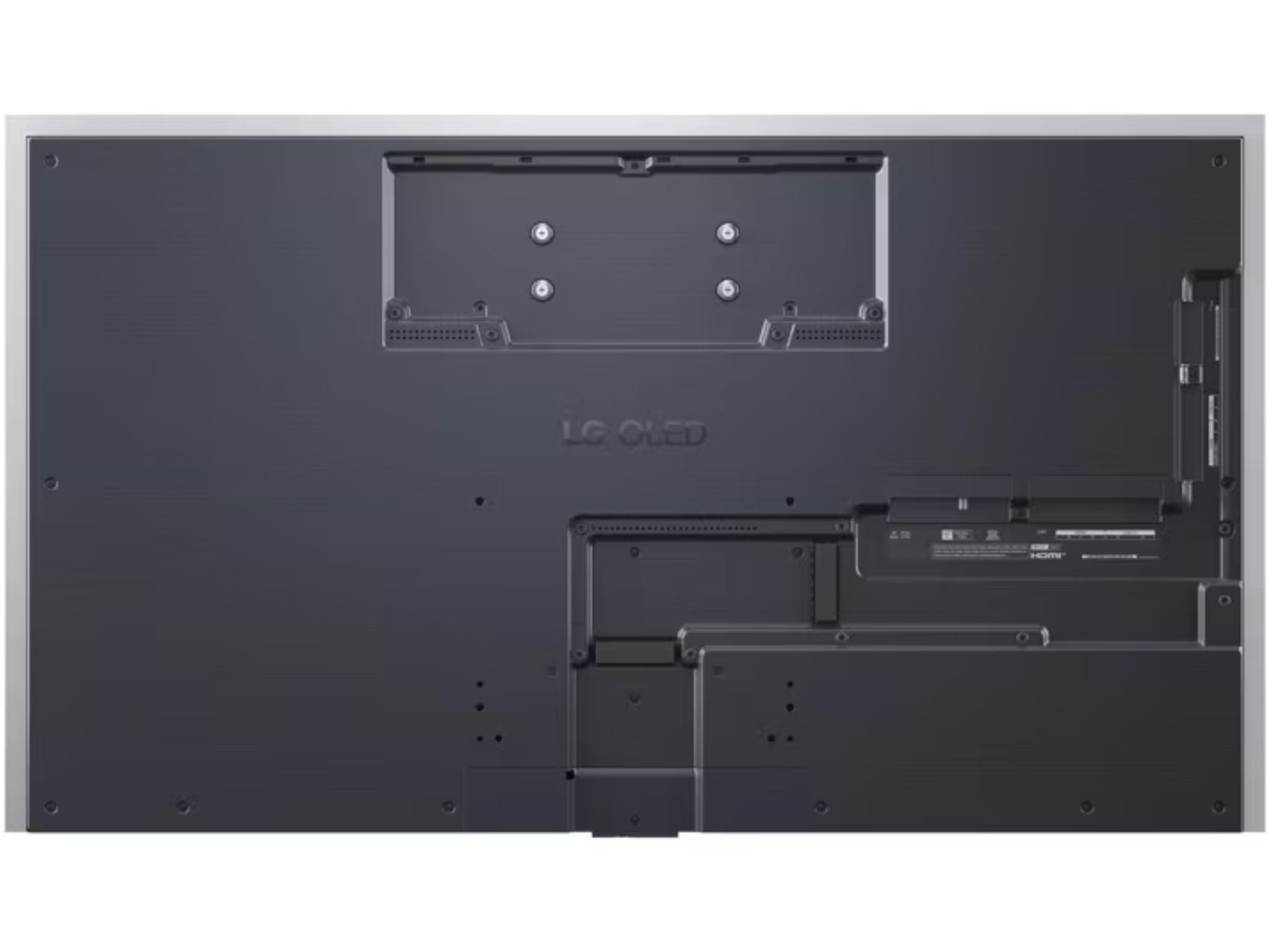 LG OLED55G6 55” – tył telewizora, konstrukcja Gallery do montażu