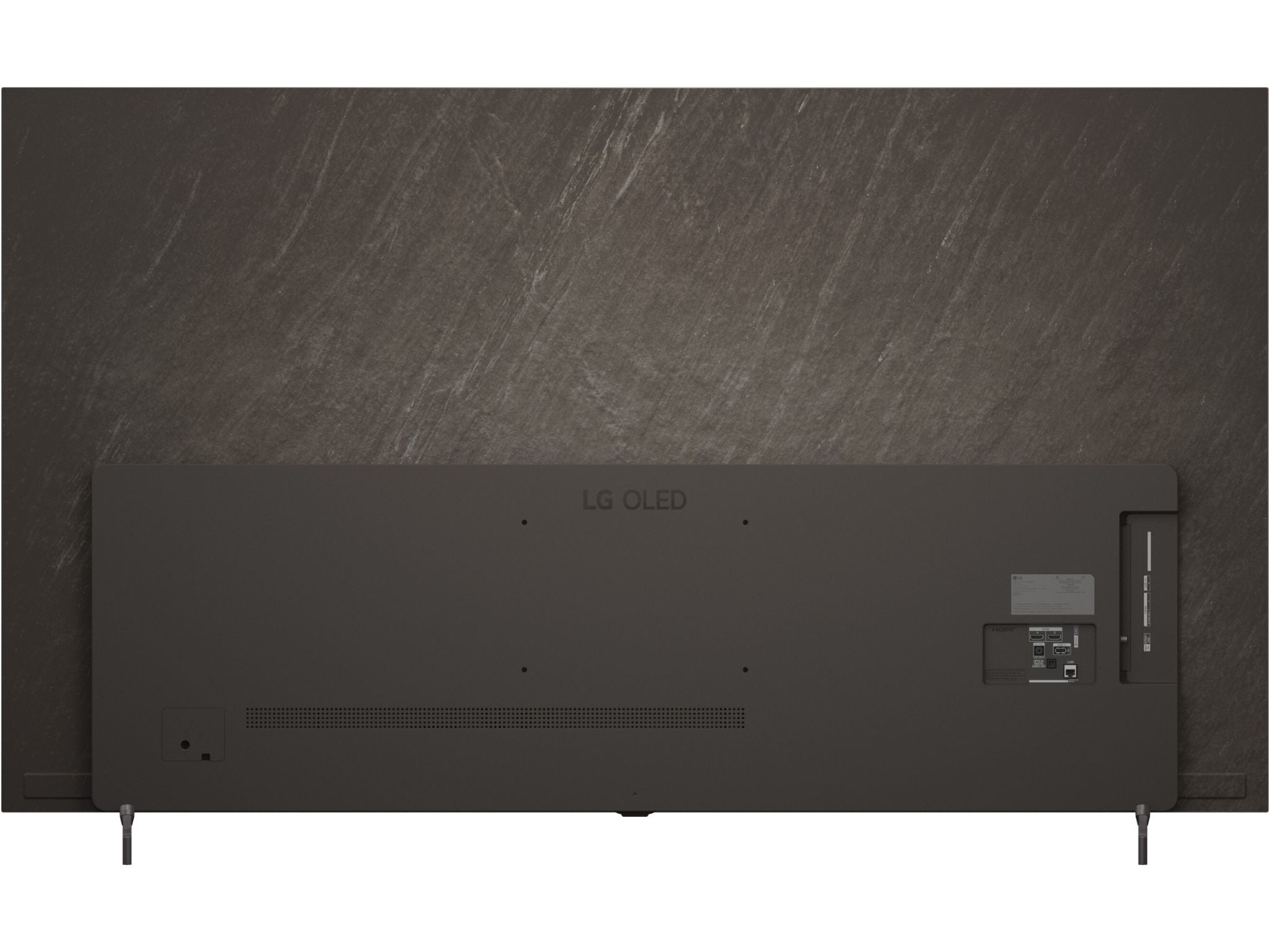 LG OLED77B65LA tył telewizora i konstrukcja obudowy