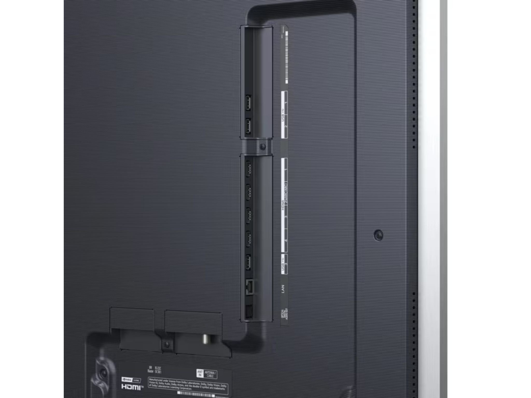 LG OLED97G6 – porty HDMI 2.1, USB i złącza Smart TV